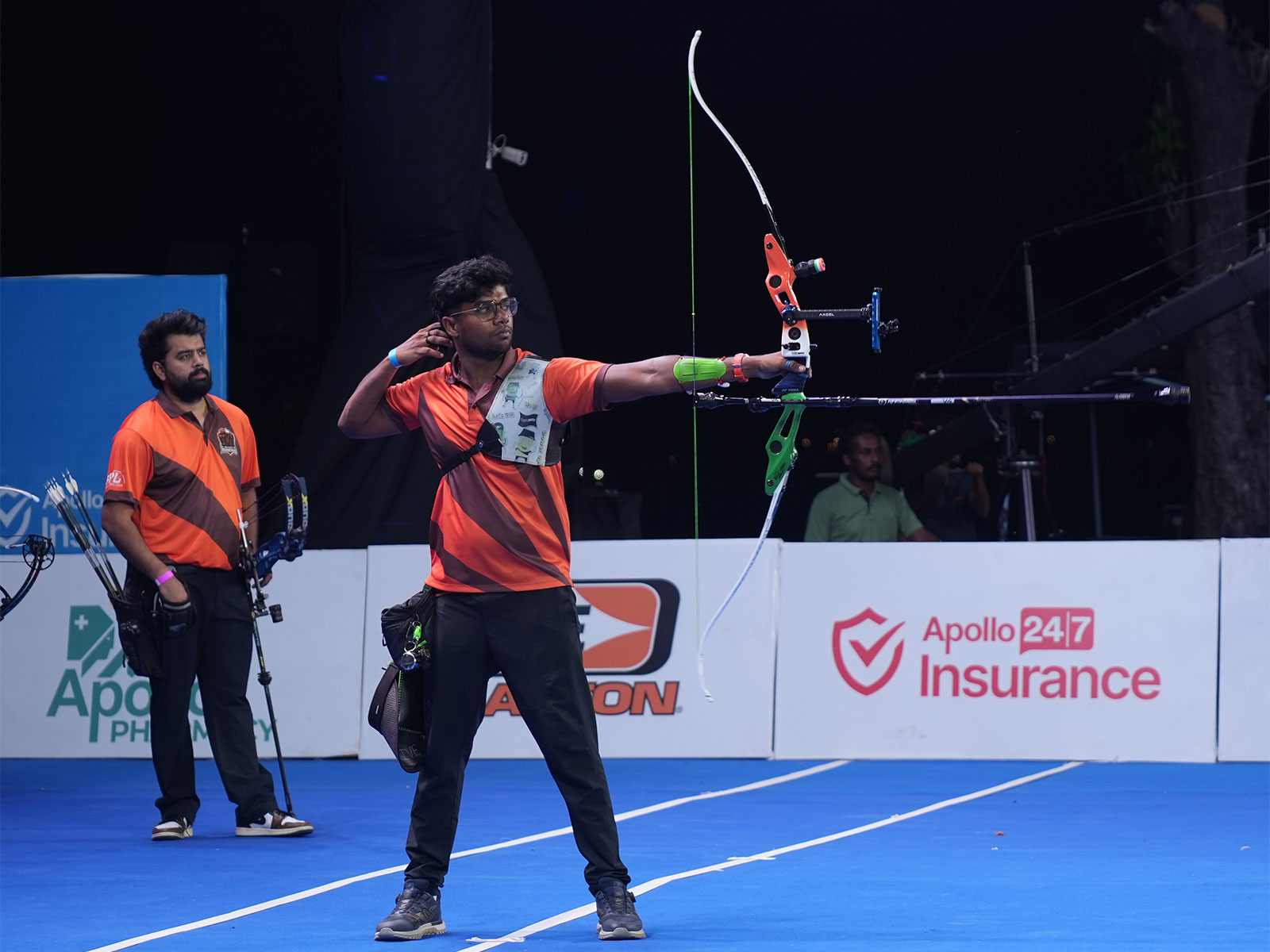 Dhiraj Bommadevara in action for Mighty Marathas. (Photo: APL)