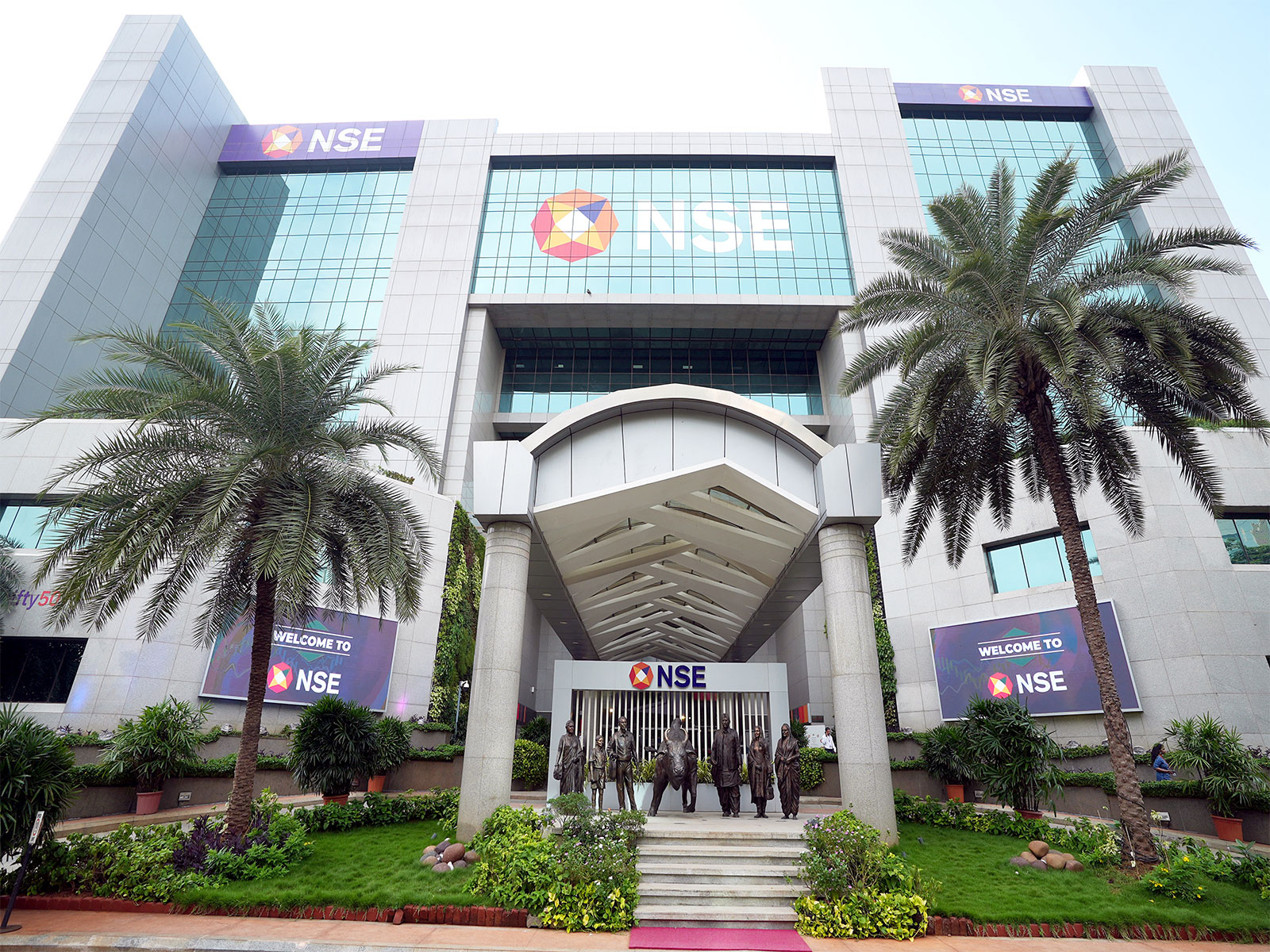 A view of the newly renovated NSE atrium (File Photo/ANI)