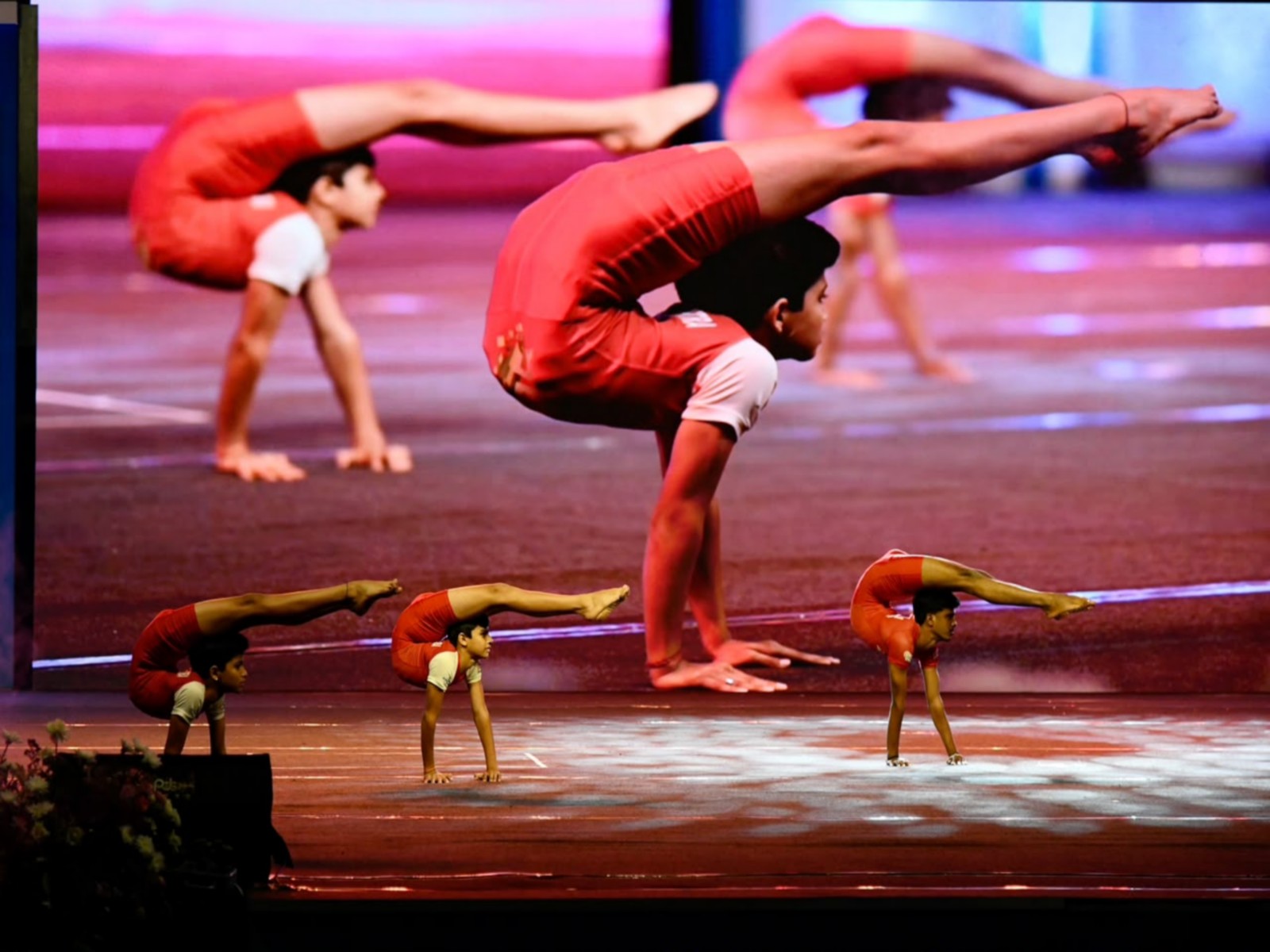 India's yogasana left the other contingents in awe. (Photo: SAI Media)