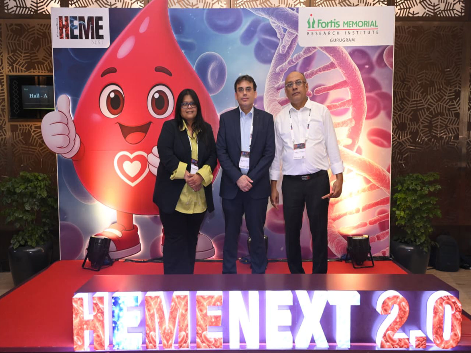 Left to Right: Dr. Shrinidhi Nathany, Consultant – Molecular Haematology and Oncology; Dr. Vikas Dua,(Photo/ Courtesy Fortis)