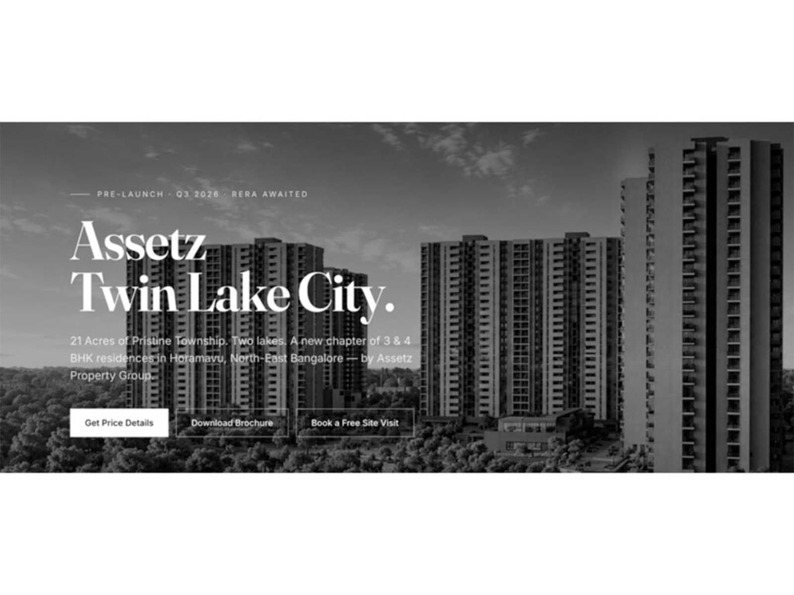 Assetz Twin Lake City: Why 3 & 4 BHK Buyers Are Eyeing the Hennur–Horamavu Corridor
