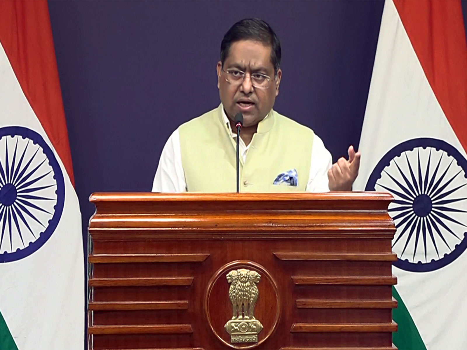 MEA Spokesperson Randhir Jaiswal (File Photo/ANI)
