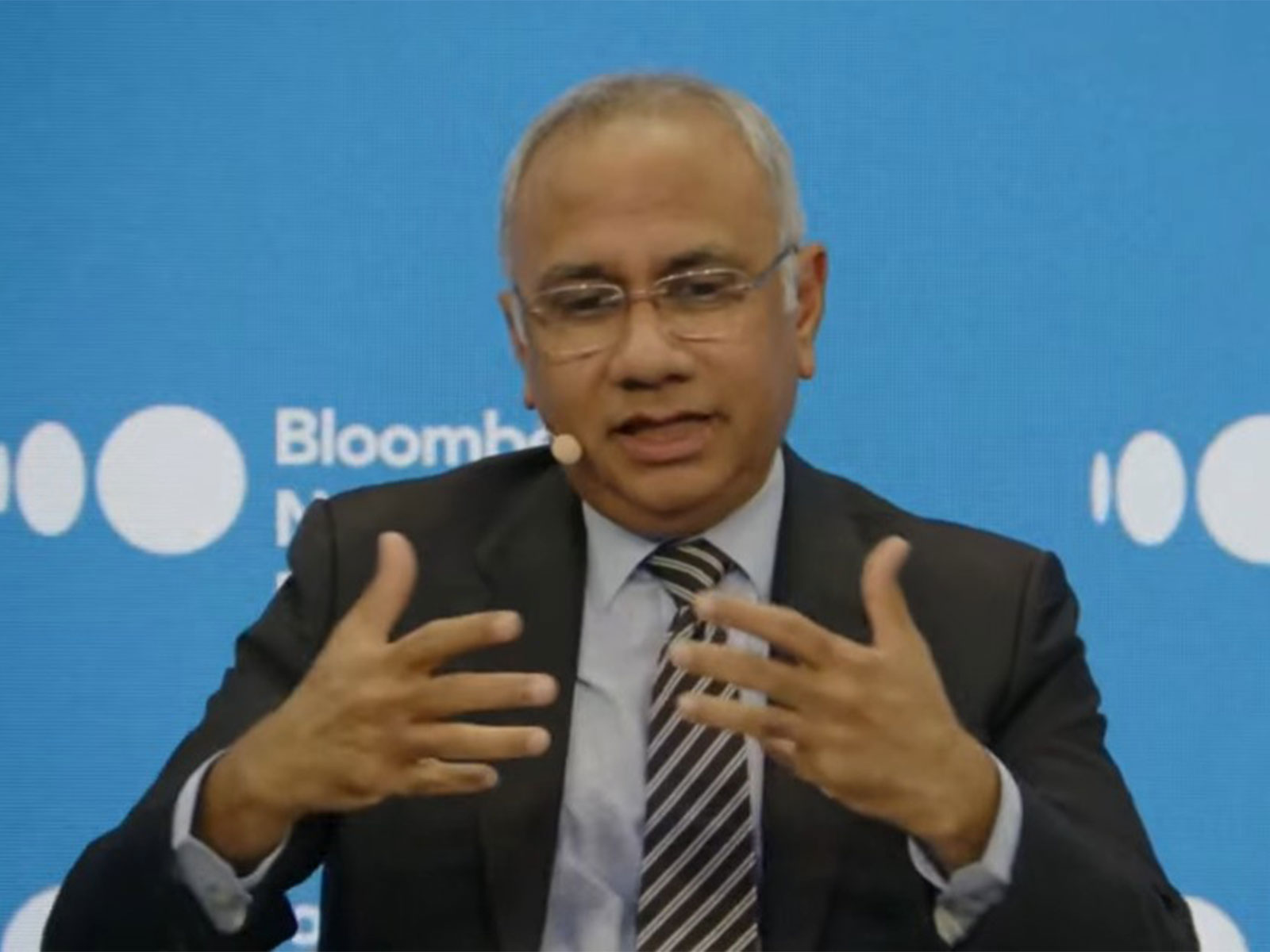 Infosys CEO Salil Parekh (Photo/Bloomberg New Economy)