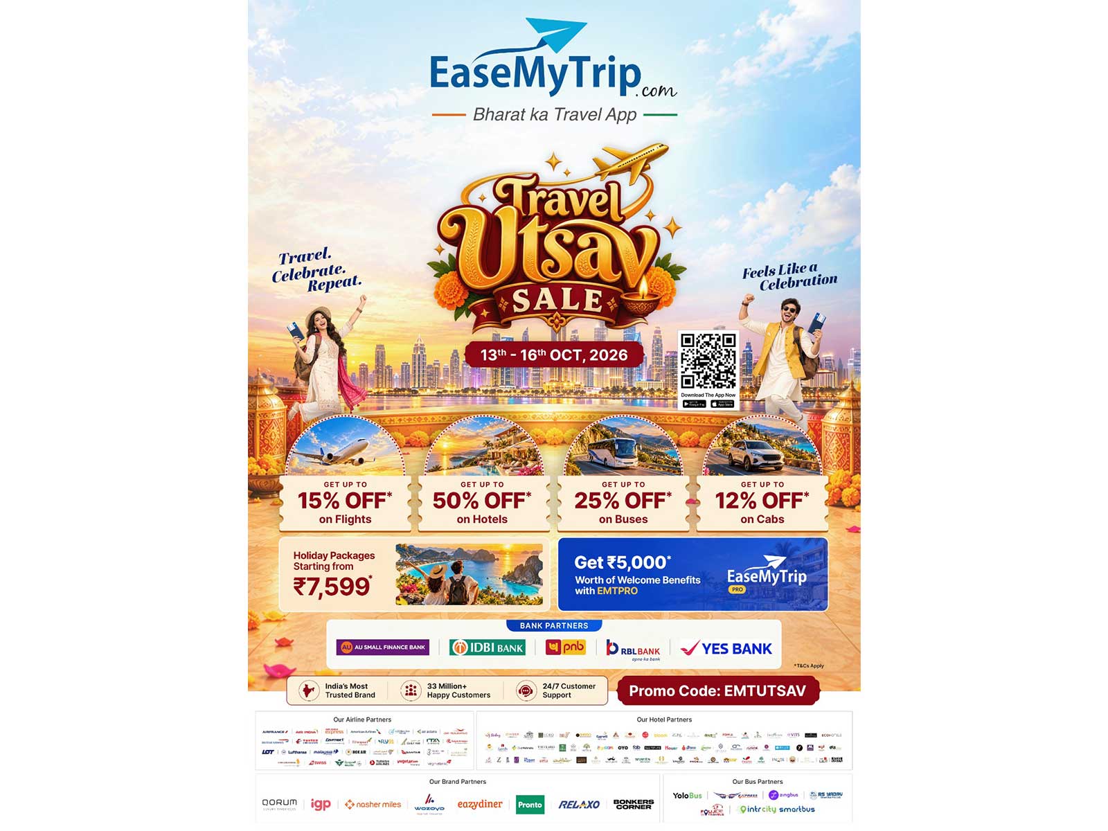 EaseMyTrip Travel Utsav Sale 2026 (Photo/EaseMyTrip)