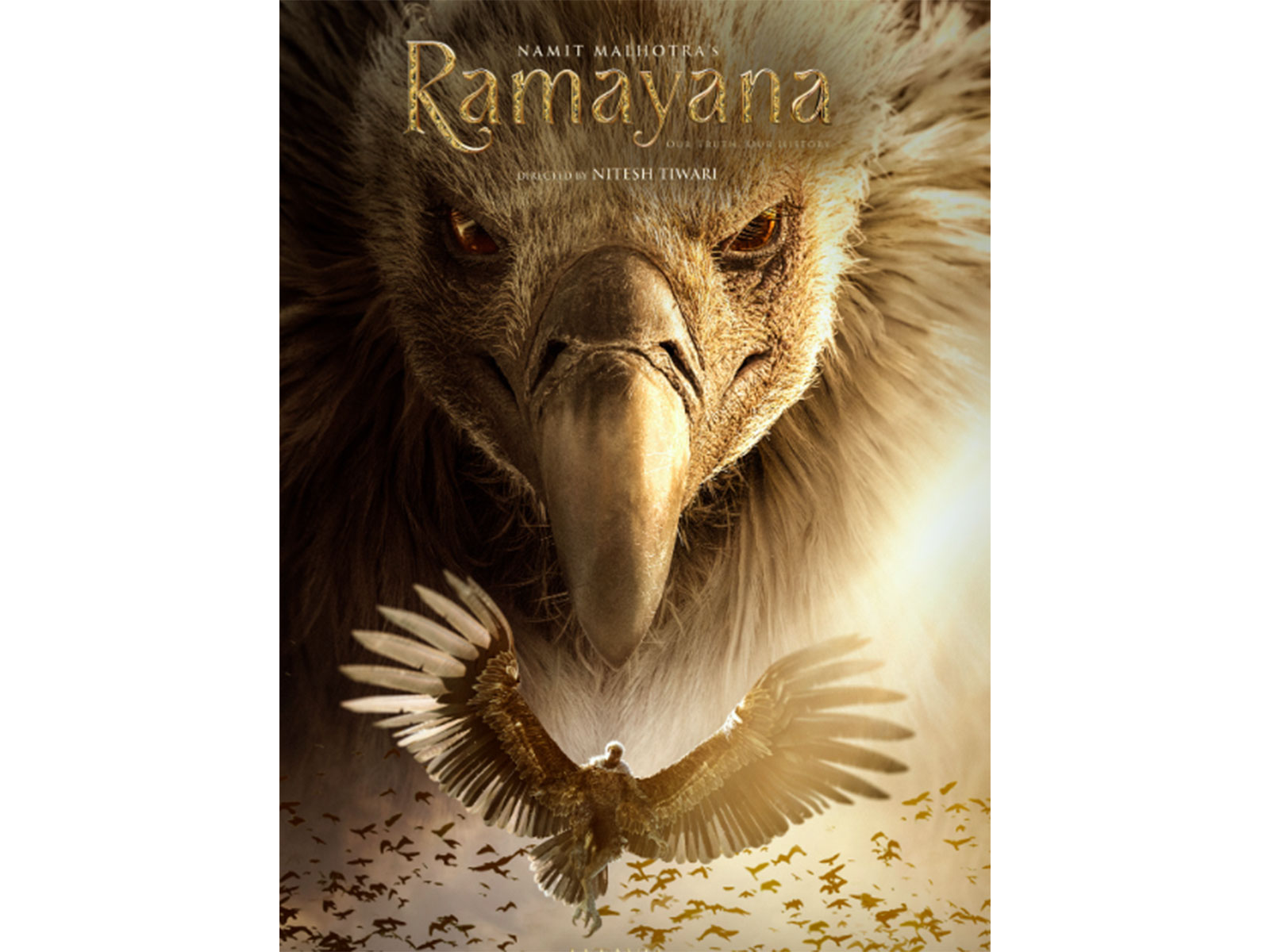 new poster featuring Jatayu from Ramayana (Photo/instagram/@worldoframayana)