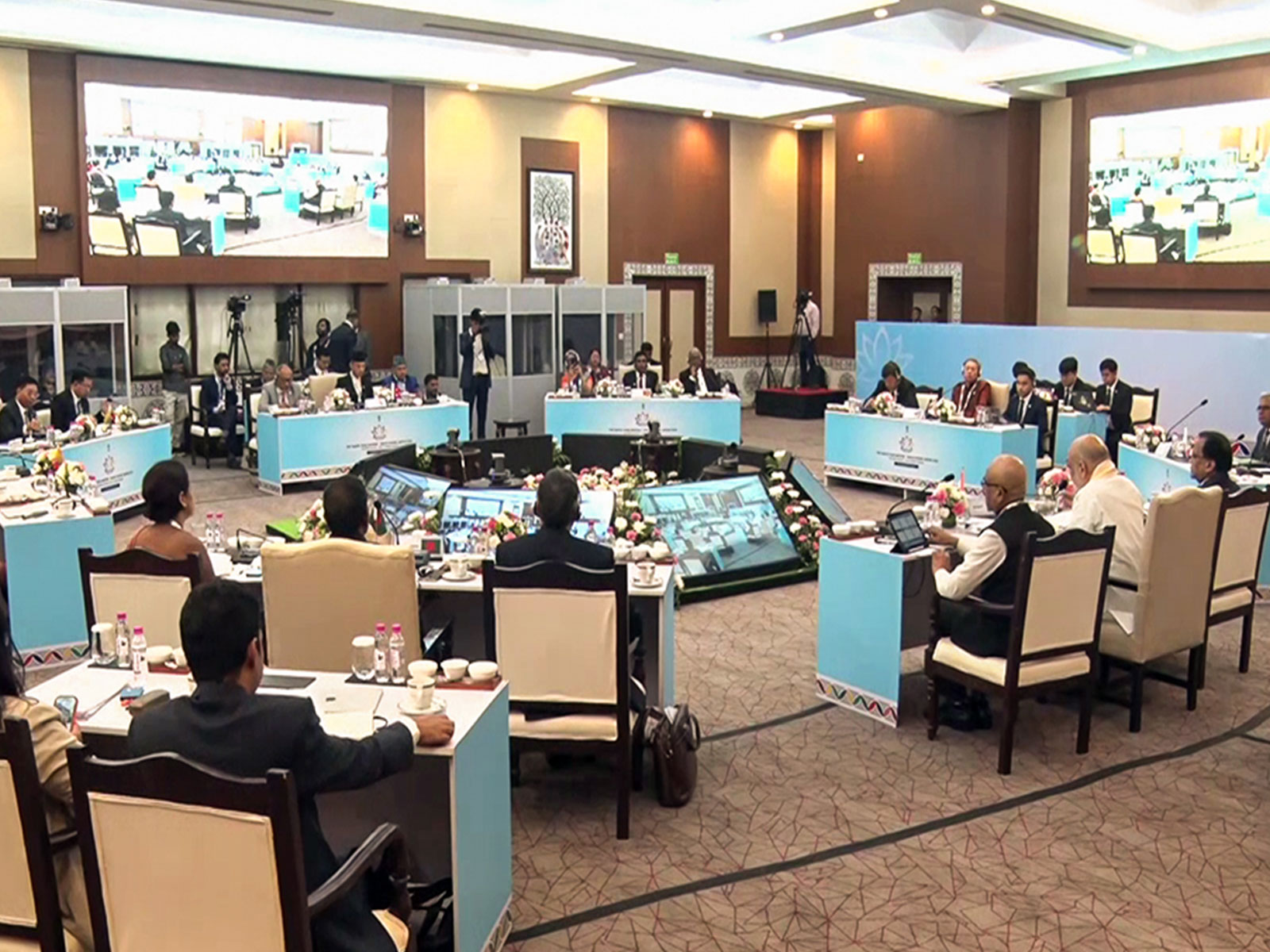Visual from the BIMSTEC Home Ministers' Meeting in New Delhi (Photo/ANI)