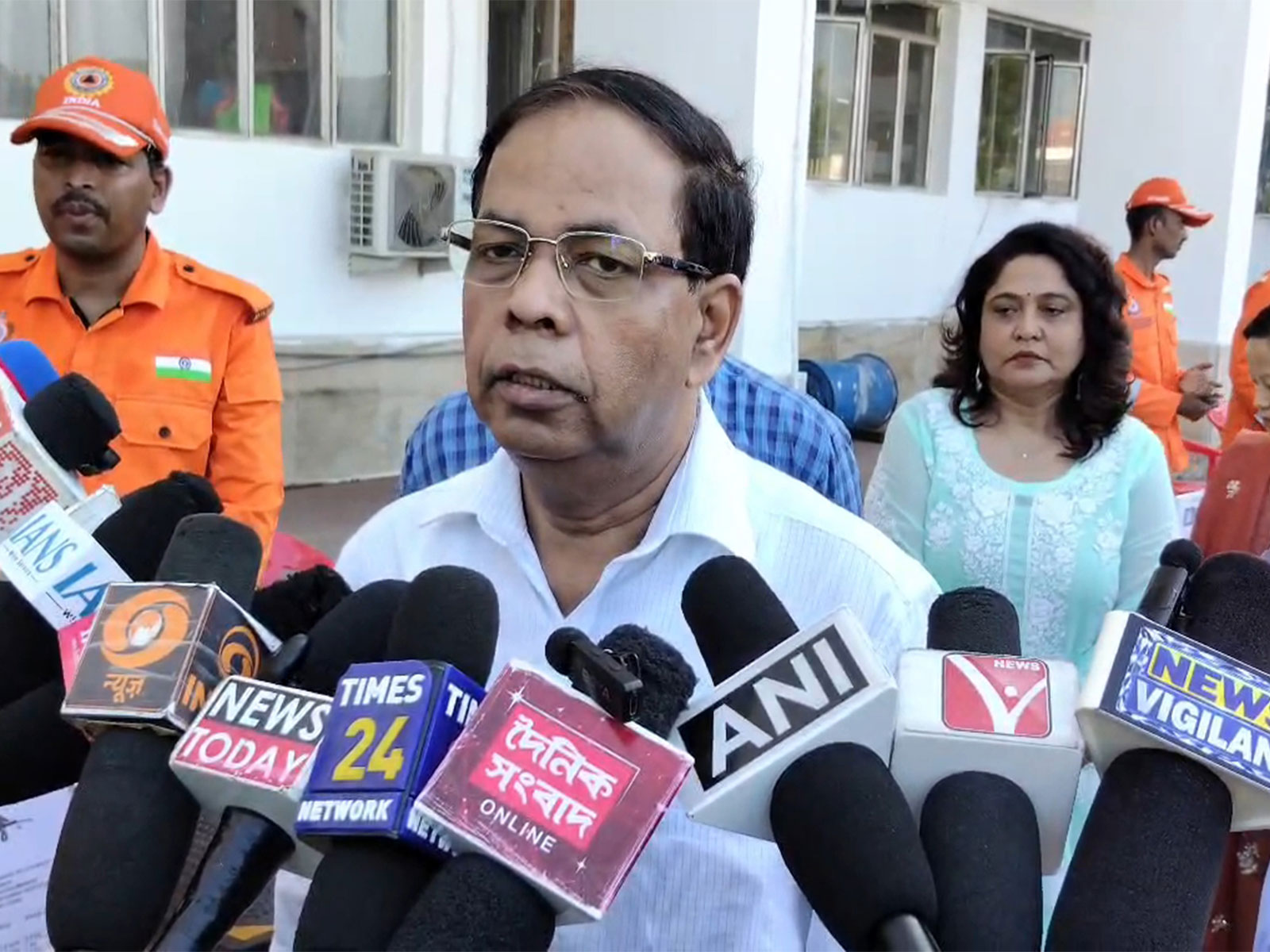 Tripura Chief Secretary J.K. Sinha (Photo/ ANI)
