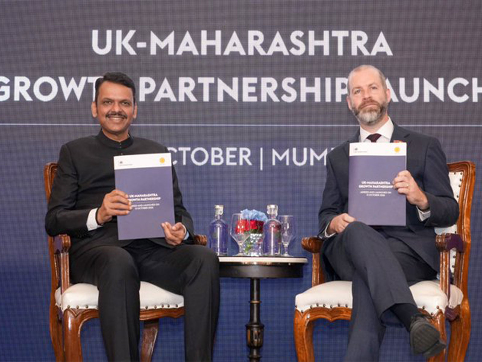 CM Devendra Fadnavis and UK's BIST Secretary of State Jonathan Reynolds officially launched the  (Photo/ @CMOMaharashtra)