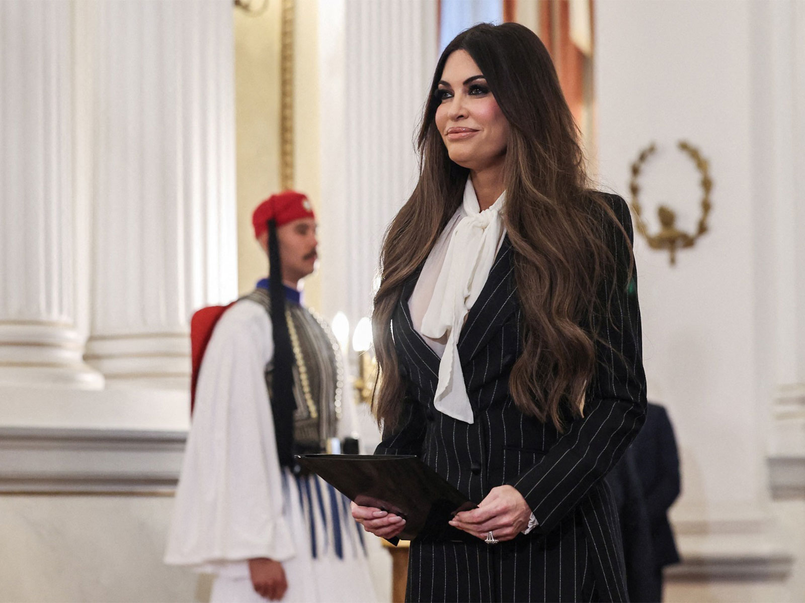 Outgoing US Ambassador to Greece Kimberly Guilfoyle (Photo/Reuters)