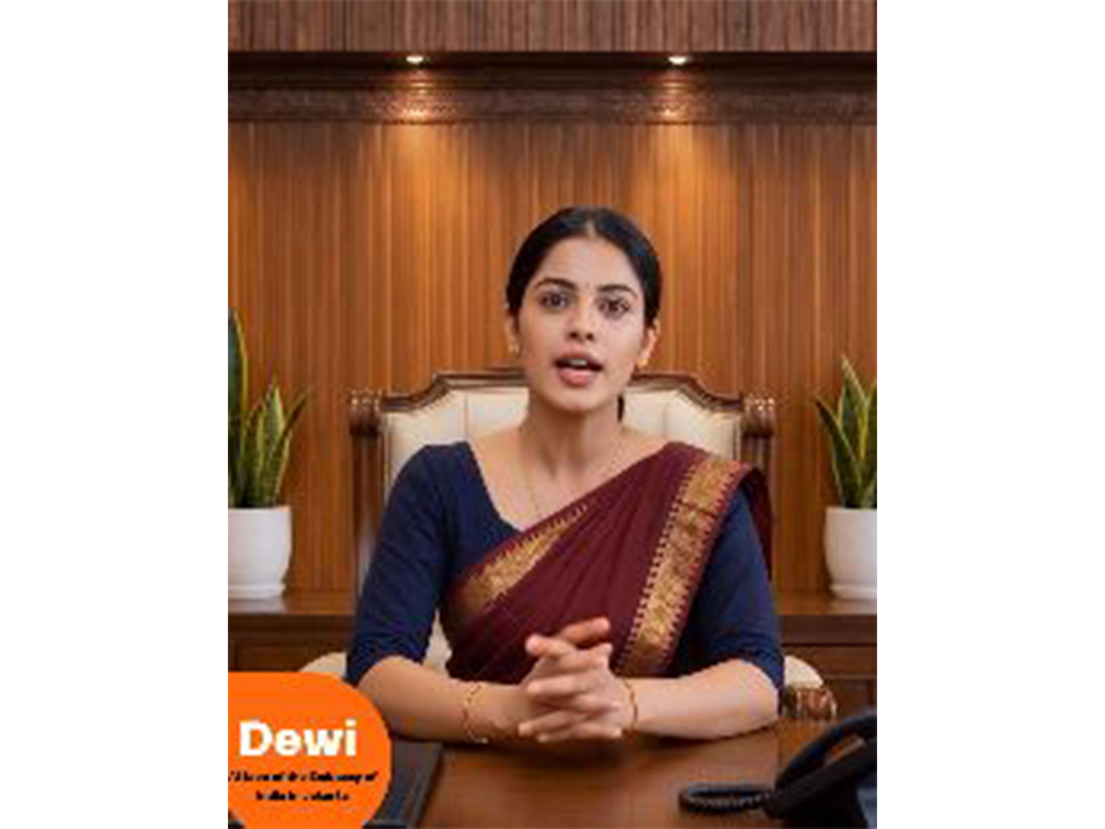 Indian Embassy in Jakarta introduces artificial intelligence (AI) interface named 'Dewi' (Photo/X/@IndianEmbJkt)