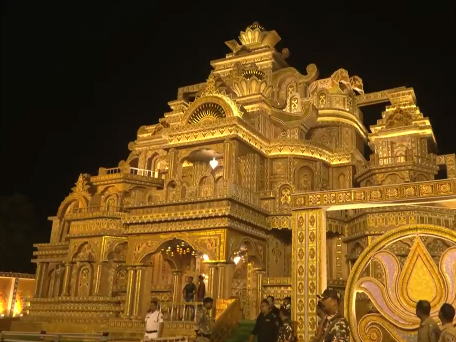 Durga Puja pandal (Image source: ANI)