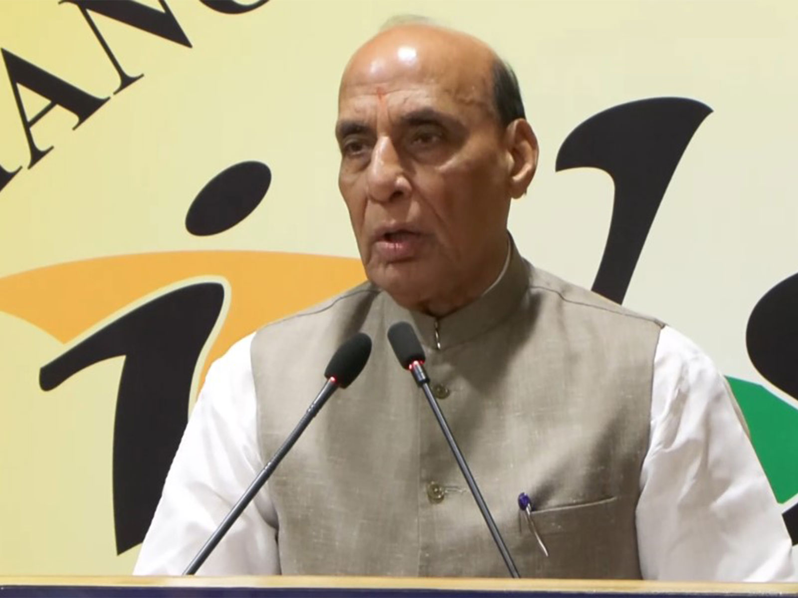 Union Defence Minister Rajnath Singh attends the ASEAN-India Defence Think Tank Forum (Photo: ANI)