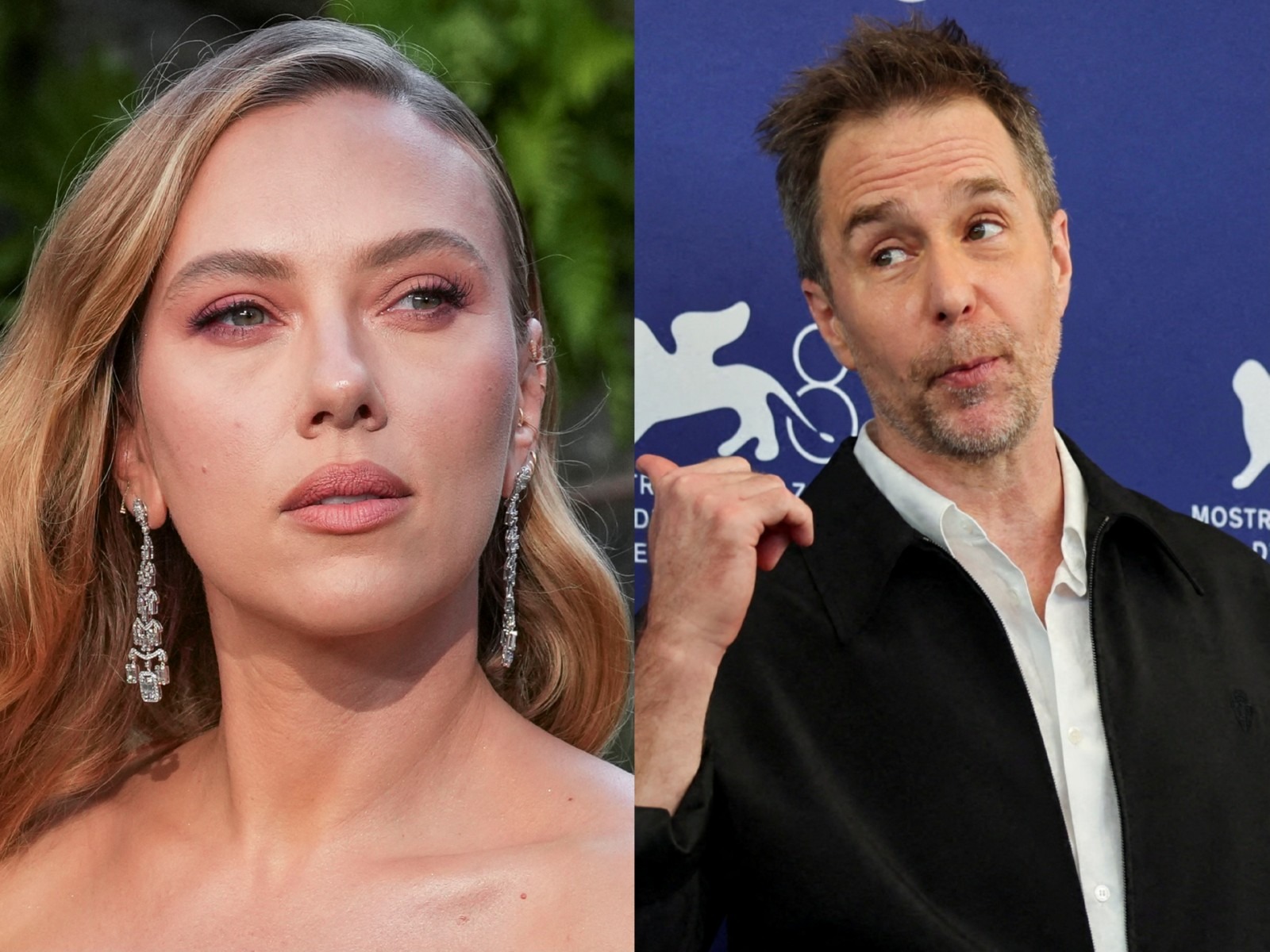 Scarlett Johansson, Sam Rockwell (Photo/Reuters)