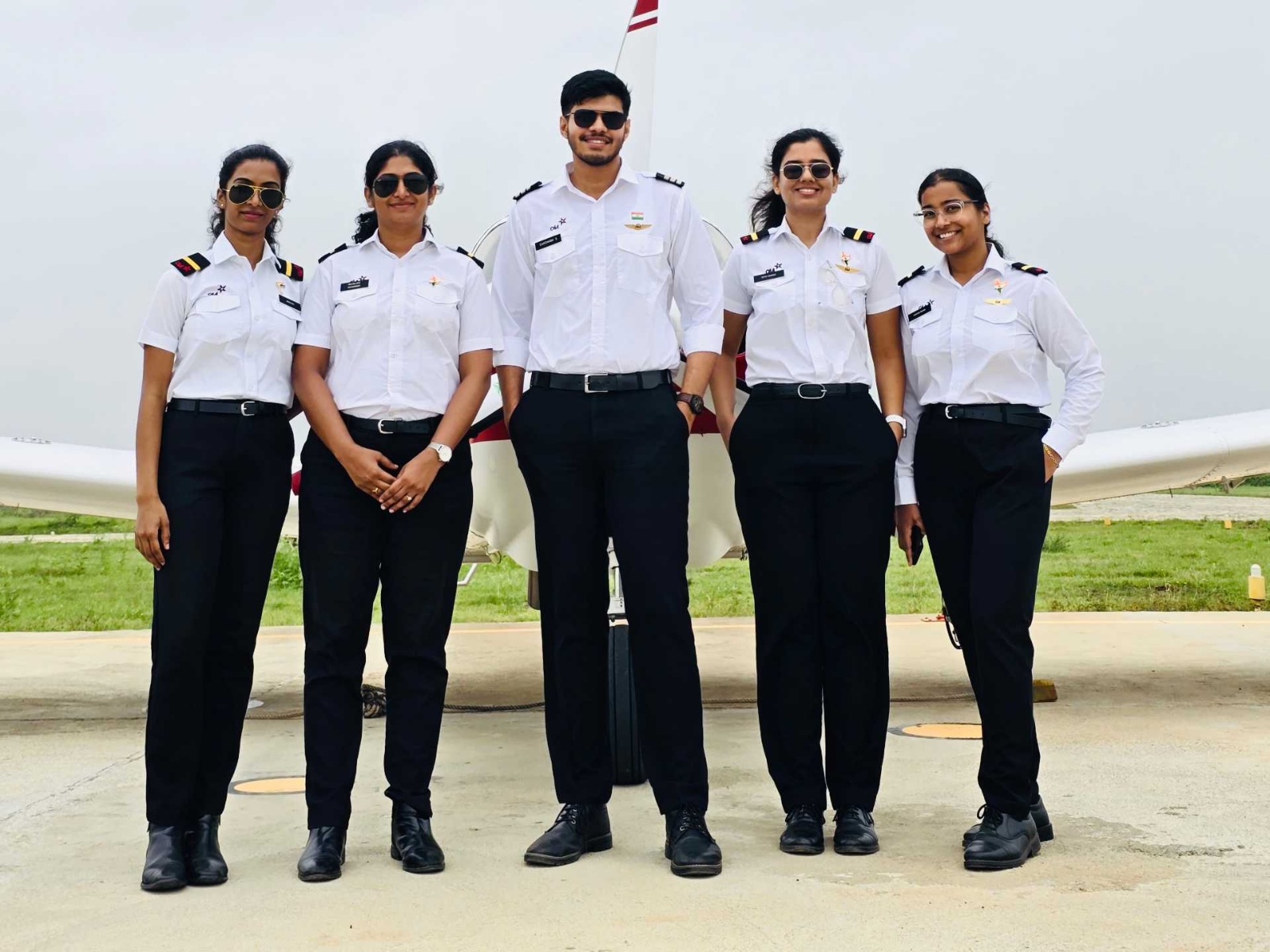 Women cadets being train at Chimes Aviation Academy’s Neemuch Airbase