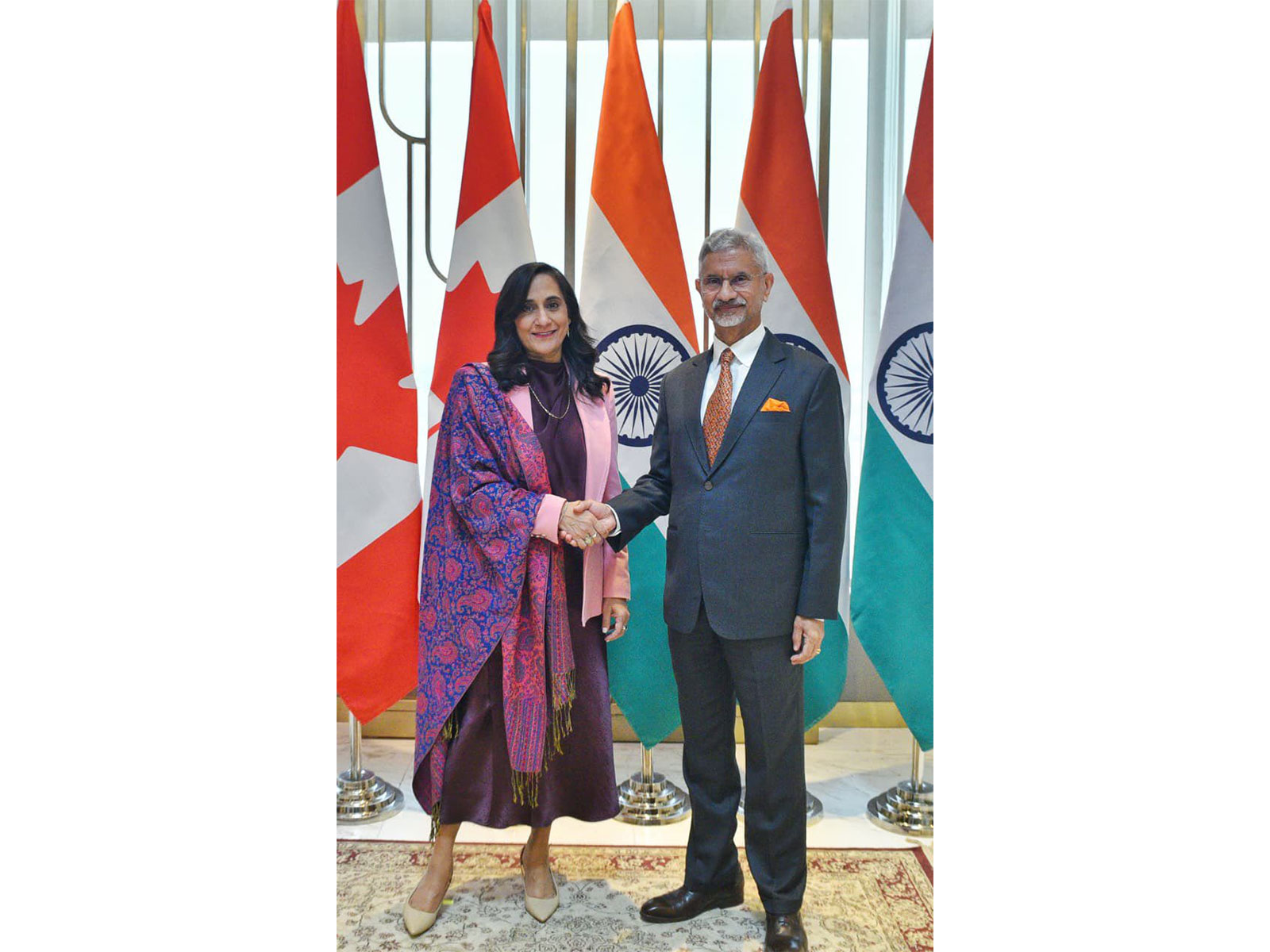 EAM S Jaishankar meets his Canadian counterpart Anita Anand (Photo/X/@DrSJaishankar)