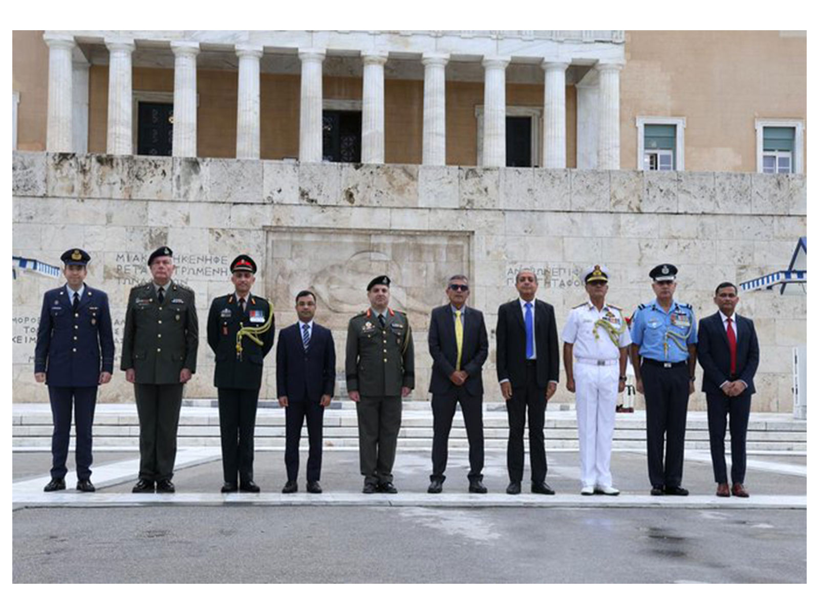 Defence Secretary Rajesh Kumar Singh begins Greece Visit (Photo/X/@SpokespersonMoD)
