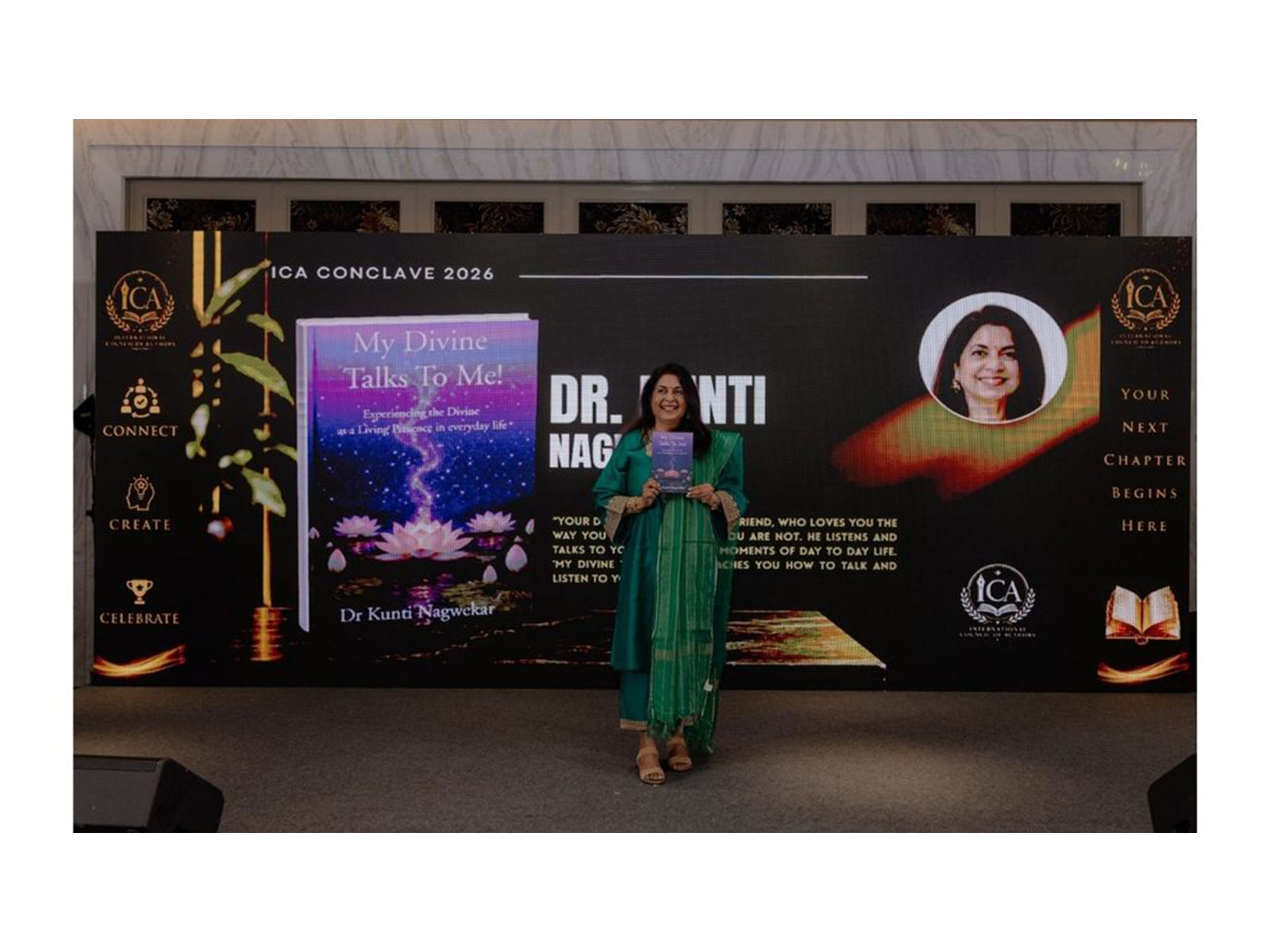Educationist, corporate trainer and wellness practitioner explores divine presence, love, inner dialogue and spiritual connection through personal experience