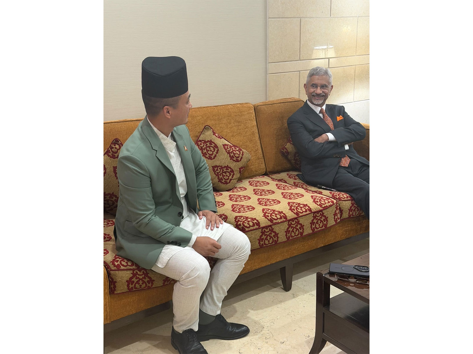 External Affairs Minister S Jaishankar meets Nepal Home Minister Sudhan Gurung (Photo/X/@DrSJaishankar)