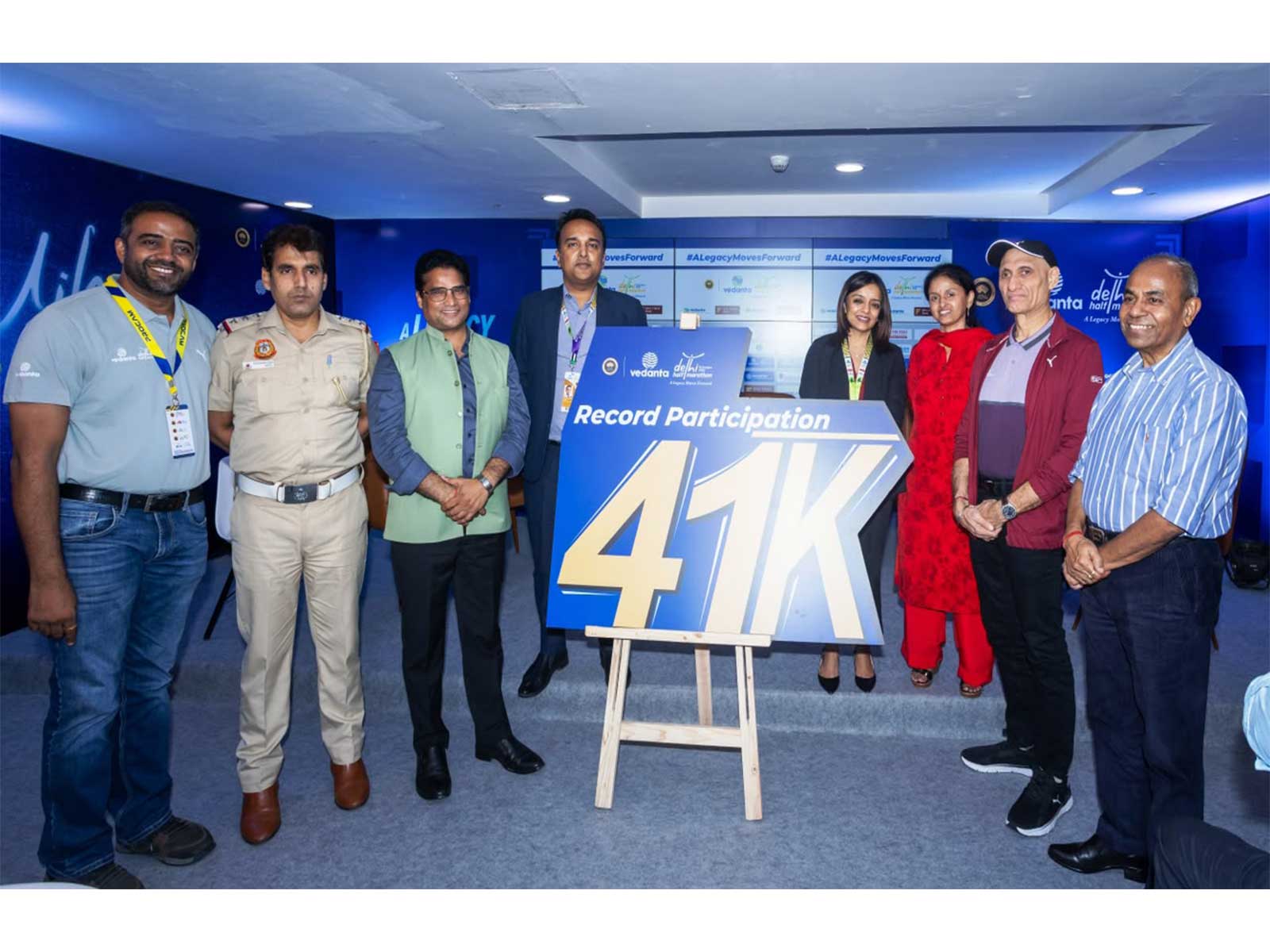 Record-breaking 41,000-plus runners will take part in Delhi Half Marathon (Photo: VDHM)