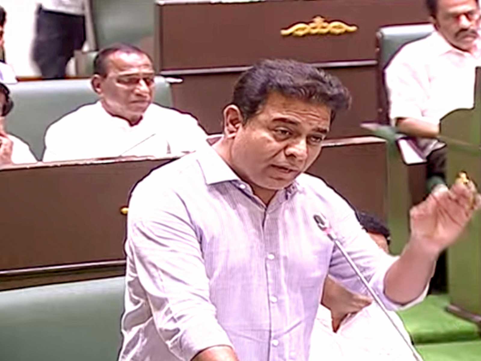 Bharat Rashtra Samithi (BRS) working president K. T. Rama Rao (File photo/ ANI)