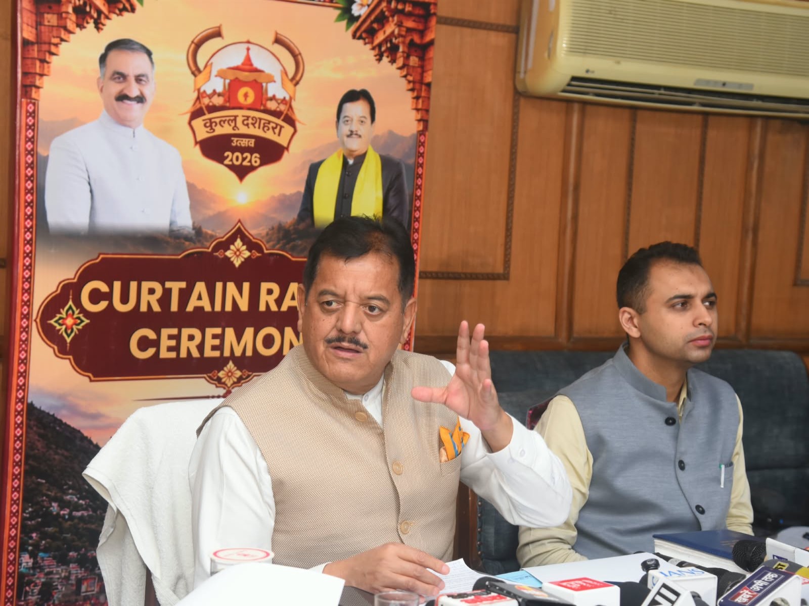 International Kullu Dussehra Organising Committee Chairman and Congress MLA Sundar Singh Thakur (Photo/ANI)