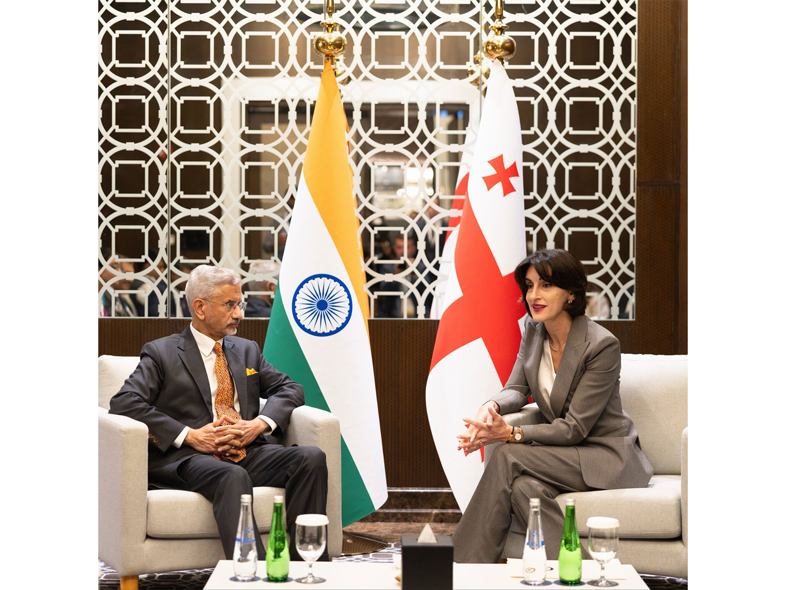 External Affairs Minister S Jaishankar meets Georgia's Foreign Minister Maka Botchorishvili (Photo/X/@DrSJaishankar)