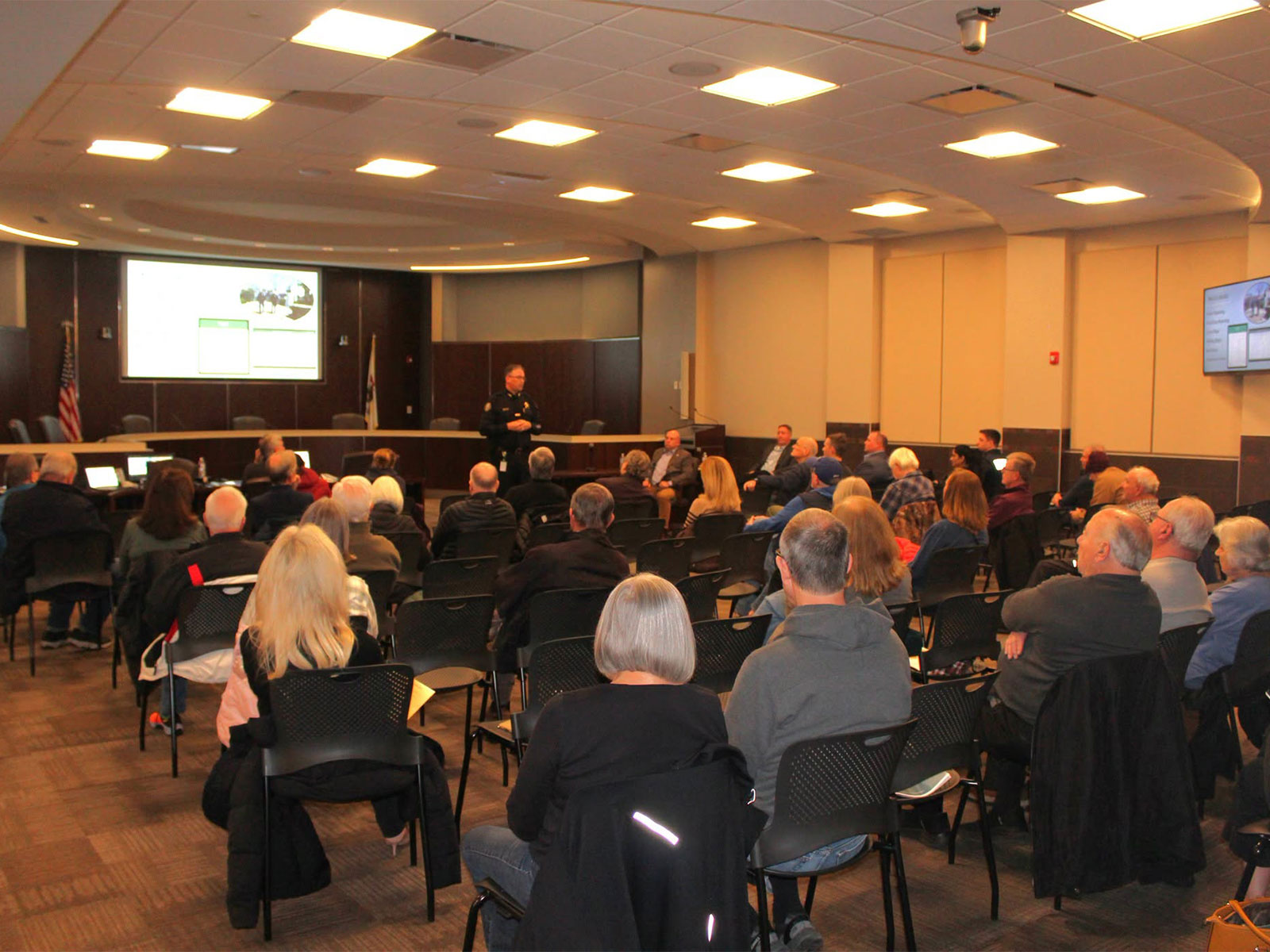 Palatine Police hold news briefing (Photo/Palatine PD)