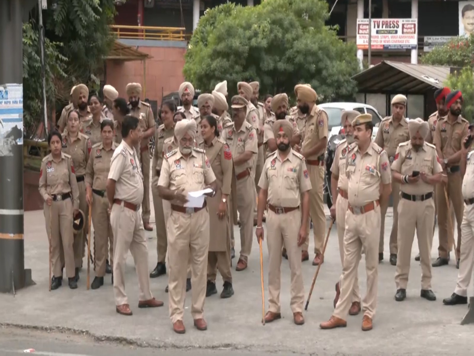 Heavy police deployment in Amritsar over anti-drug activist Jhota's murder (Photo: ANI)