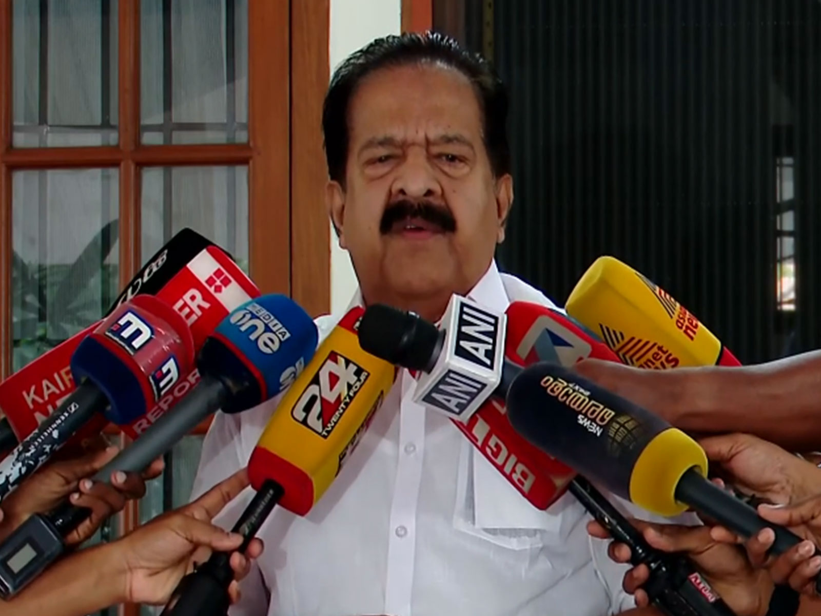 Keralam Home Minister Ramesh Chennithala (Photo: ANI)