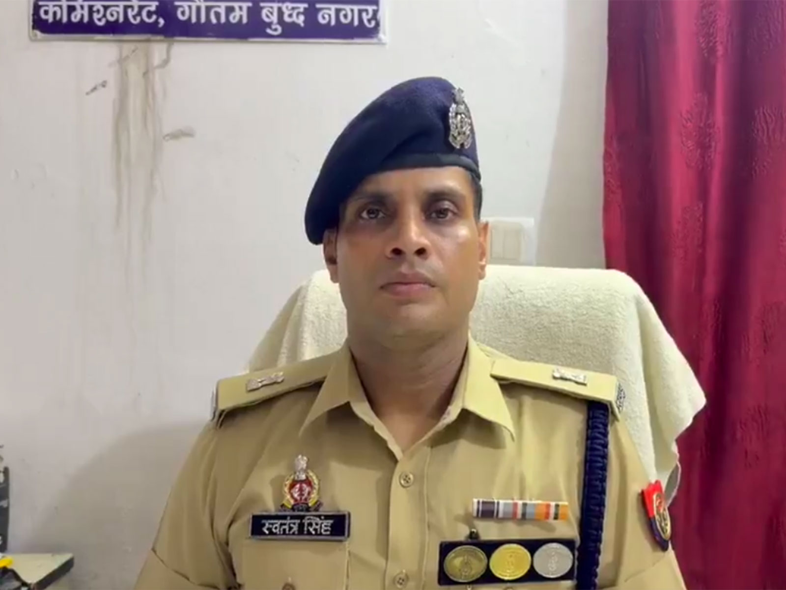 Additional Deputy Commissioner of Police (ADCP), Central Noida, Swatantra Kumar Singh (Photo/Noida Police)
