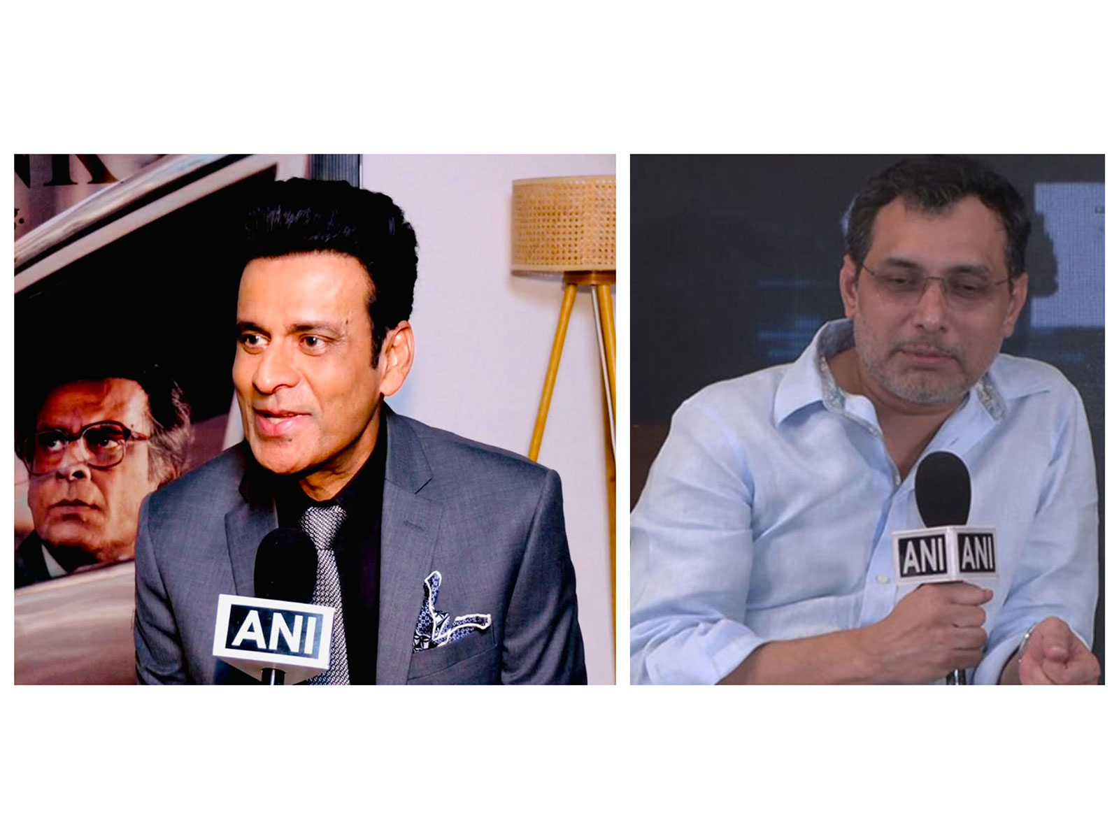 Manoj Bajpayee and Neeraj Pandey (Image source: ANI)