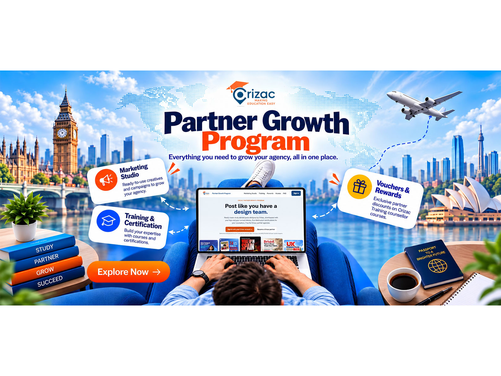 Crizac launches Partner Growth Program to support counselling partners with marketing, training, and branding