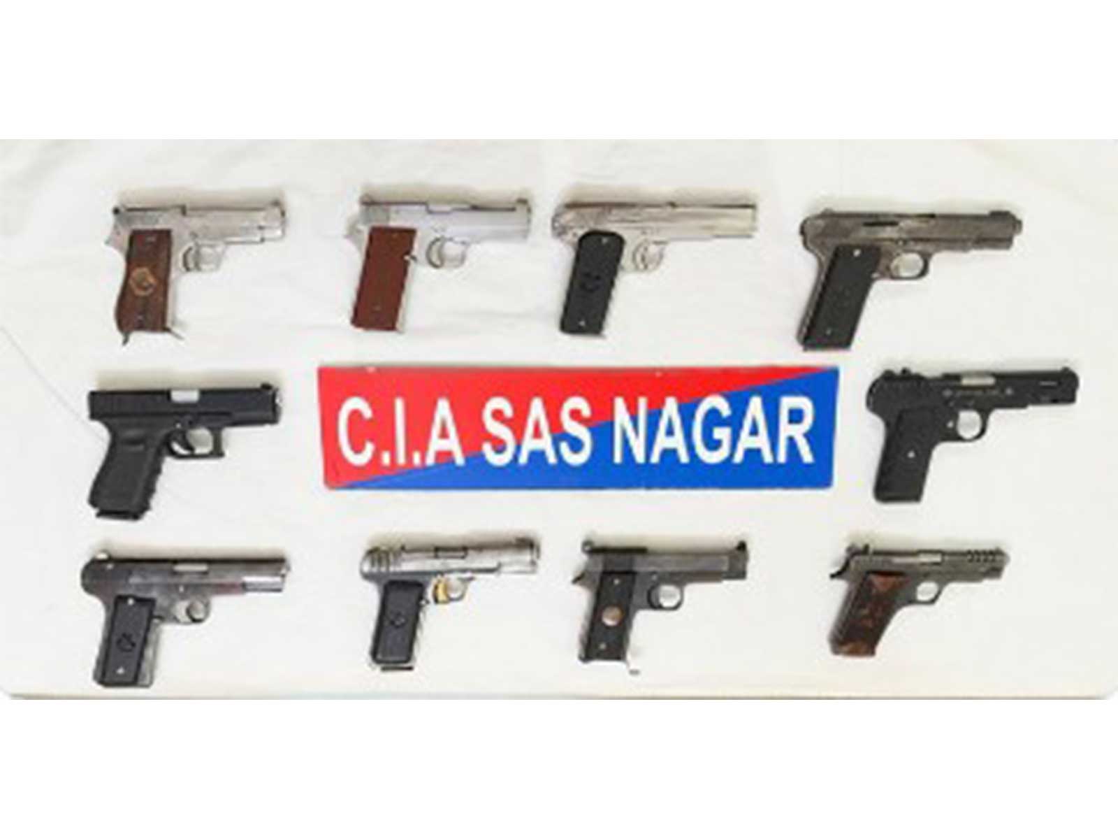 Illegal Arms recovered during operation (Photo/X/@DGPPunjabPolice)