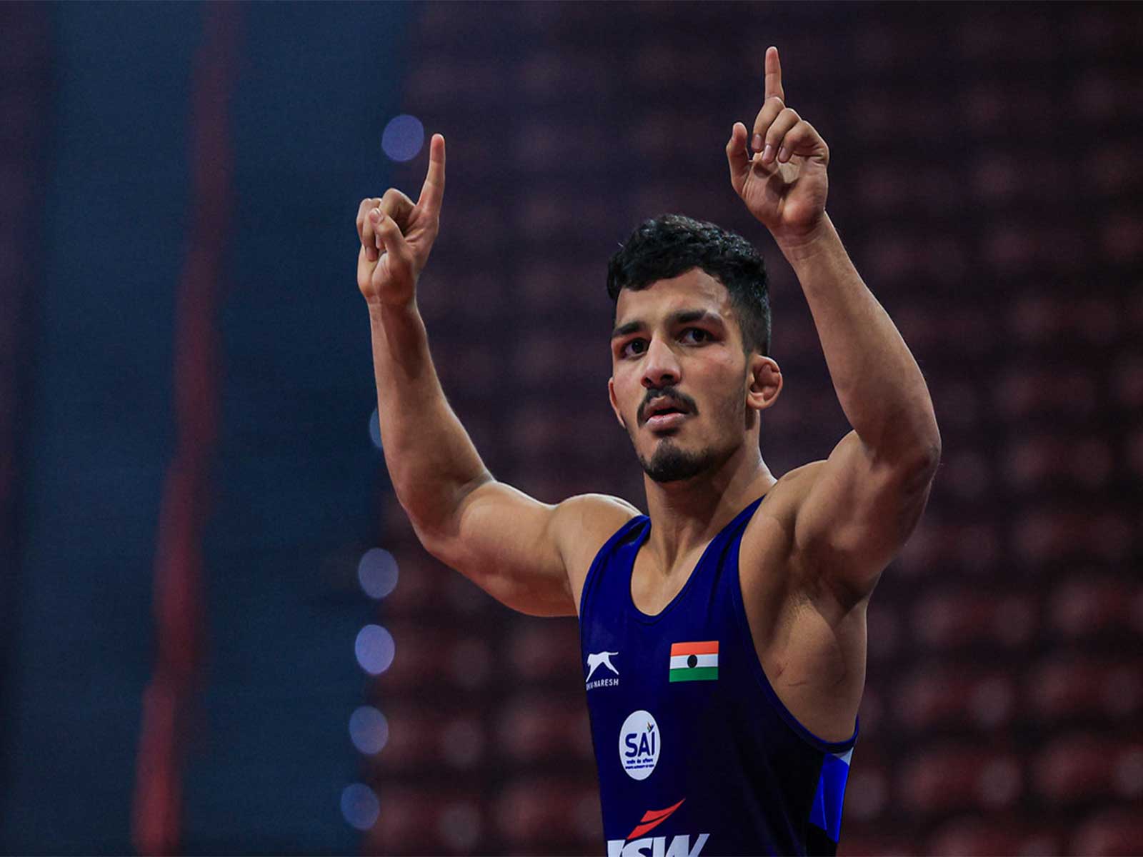 Vishvajit More in action at the U23 World Wrestling Championships 2026 (Photo: U23 World Wrestling Championships)