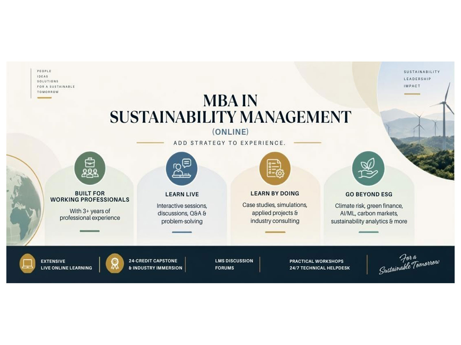 Online MBA in Sustainability Management at TERI School of Advanced Studies: January 2027 Intake | Admissions Open