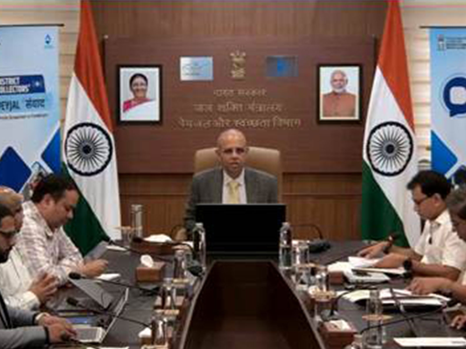 13th edition of the District Collectors’ Peyjal Samvad (Photo/PIB)