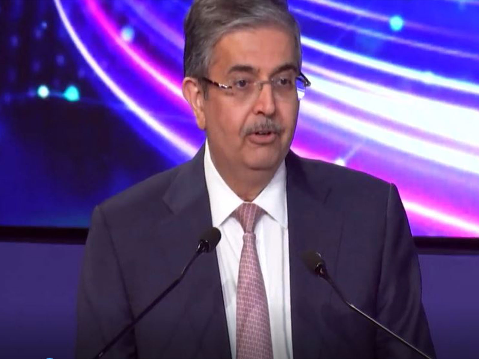Kotak Mahindra Bank founder Uday Kotak (Photo/ANI)