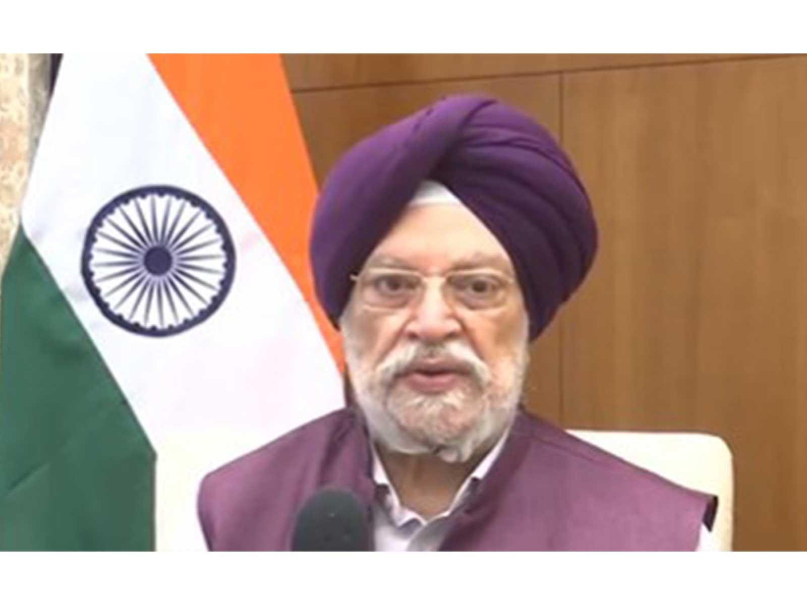 , Union Petroleum and Natural Gas Minister Hardeep Singh Puri (Photo/ANI)