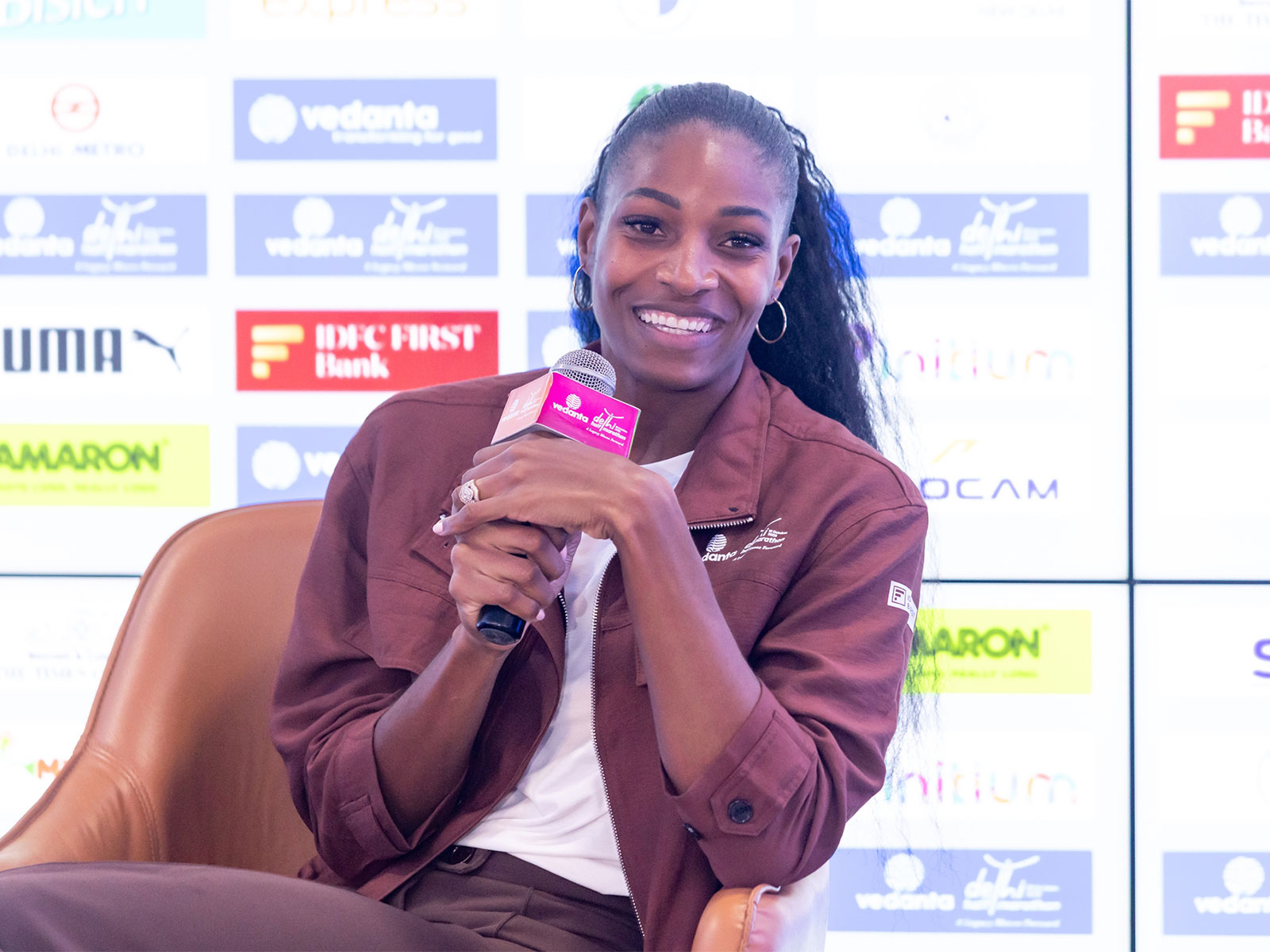 Shaunae Miller-Uibo. (Photo: Vedanta Delhi Half Marathon)
