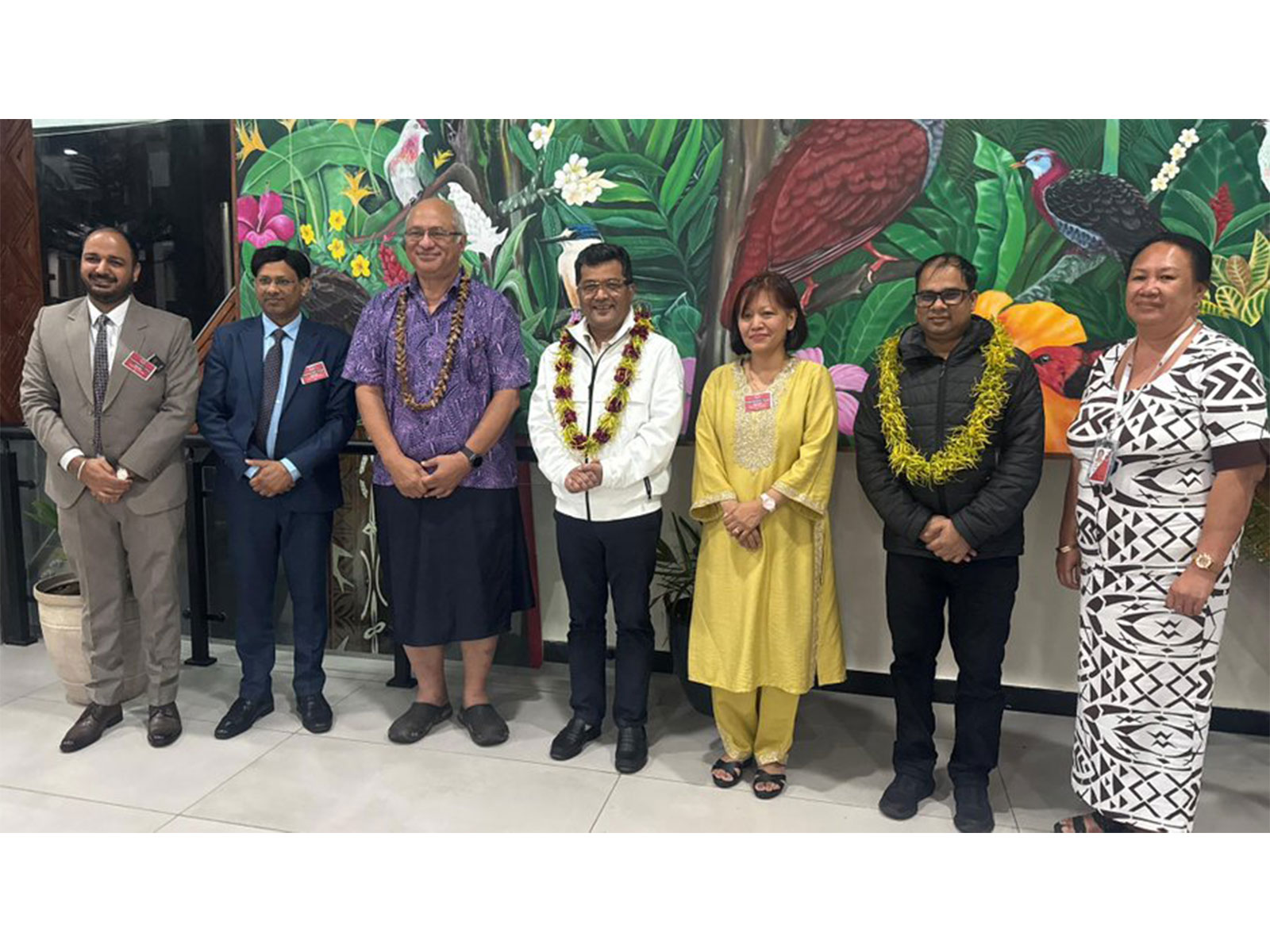Minister of State for External Affairs Pabitra Margherita arrives in Samoa's capital, Apia. (Photo: X/@PmargheritaBJP)