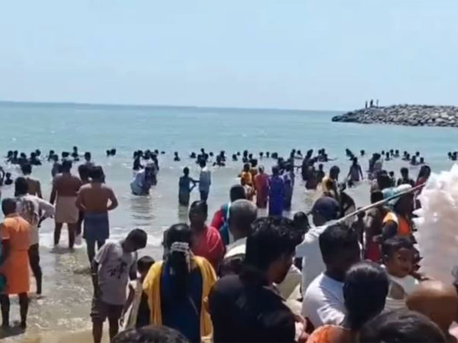 Velankanni Beach, Tamil Nadu (Photo/ANI)