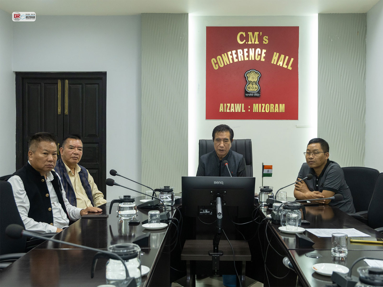 Mizoram CM Lalduhoma launches four major digital financial management initiatives in Aizawl  (Photo: Mizoram/CMO)