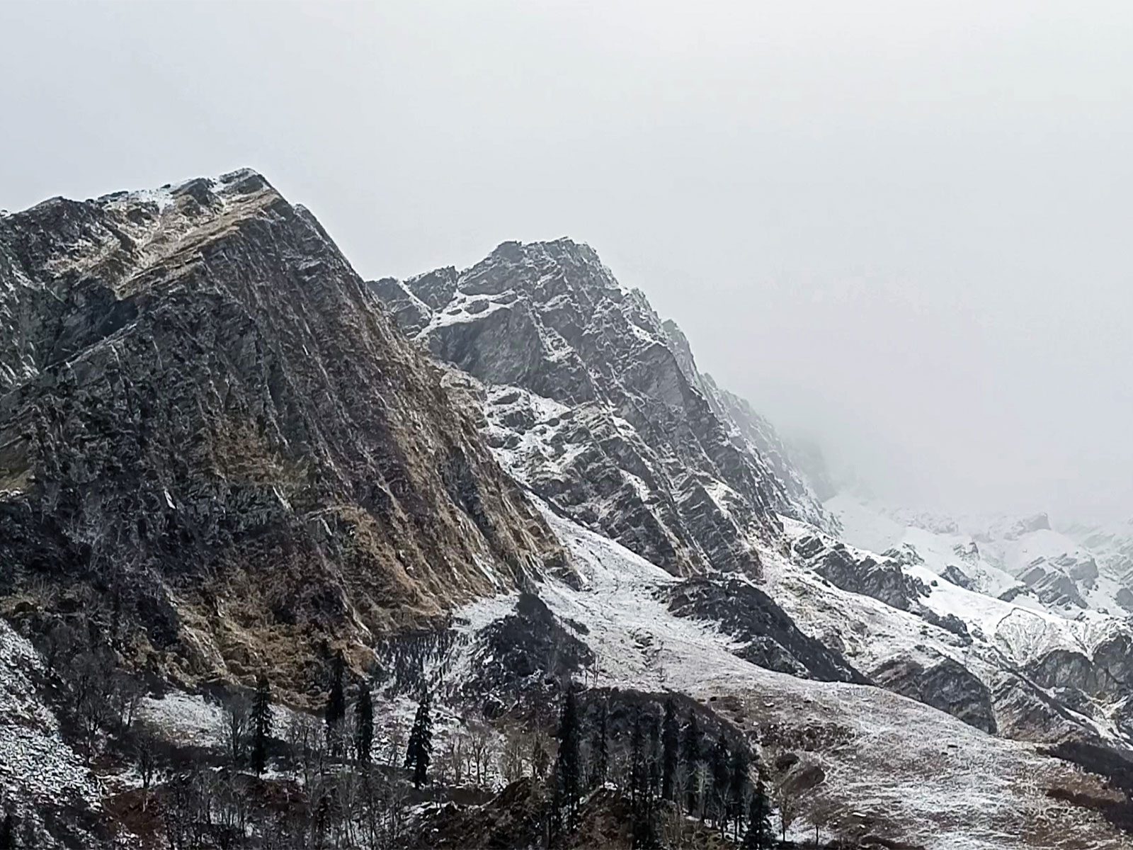 A view of snow-covered mountains (File Photo/ANI)