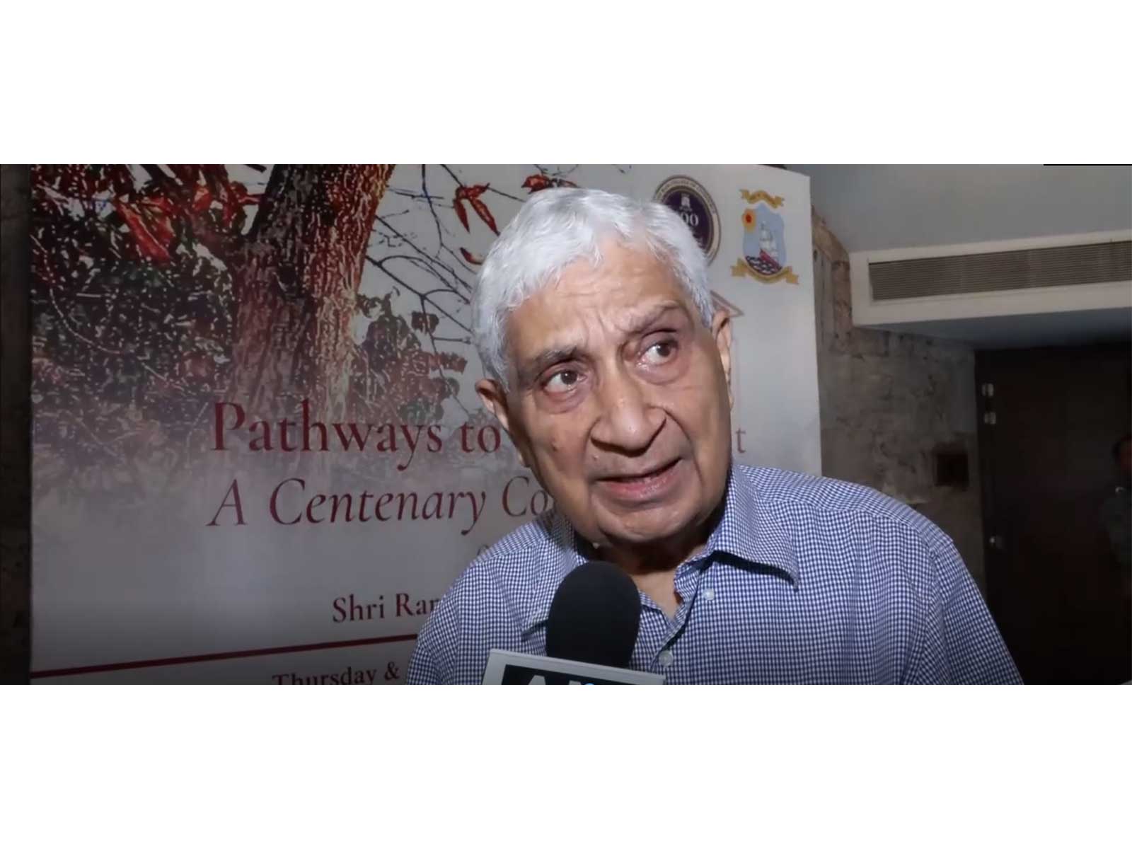 Former Chief Economic Adviser to the Government of India Deepak Nayyar (Photo/ANI)