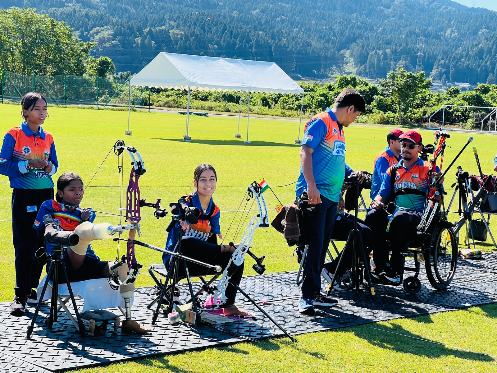 Archery contingent backed with exposure in Japan. (Photo/SAI)
