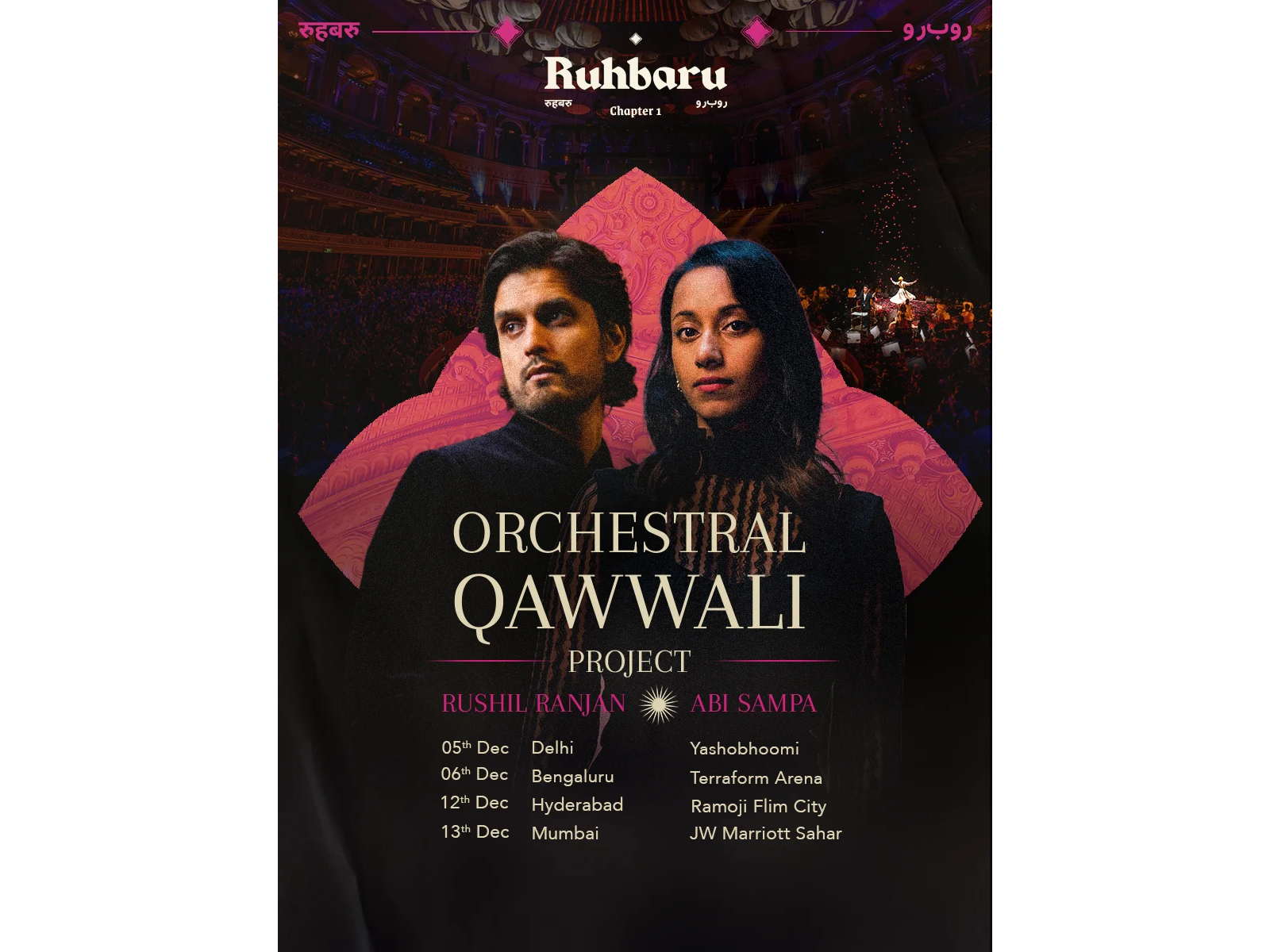 RUHBARU Debuts with The Orchestral Qawwali Project, Bringing Its Globally Acclaimed Musical Experience to India This December