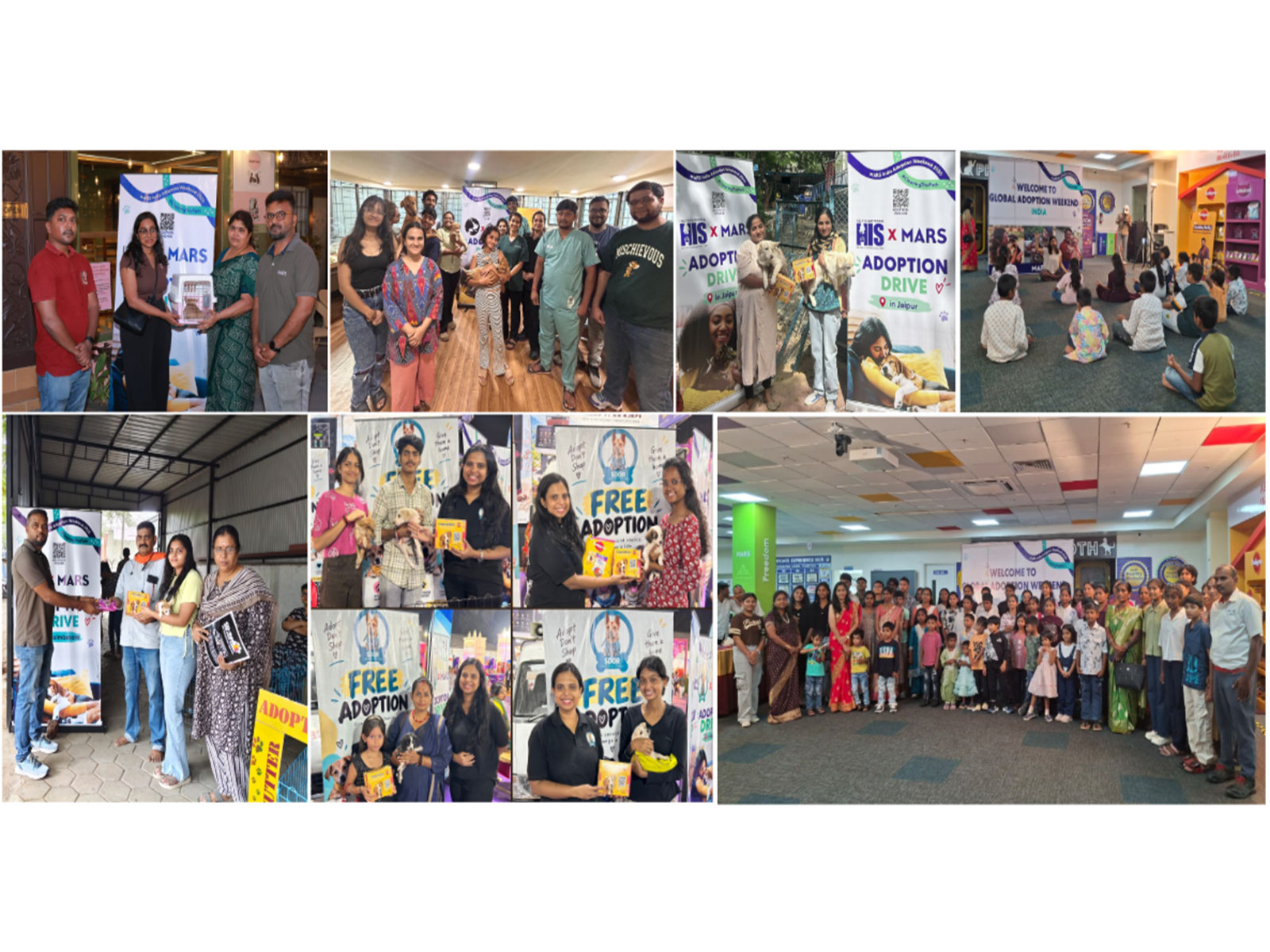 Mars Global Adoption Weekend drive across India