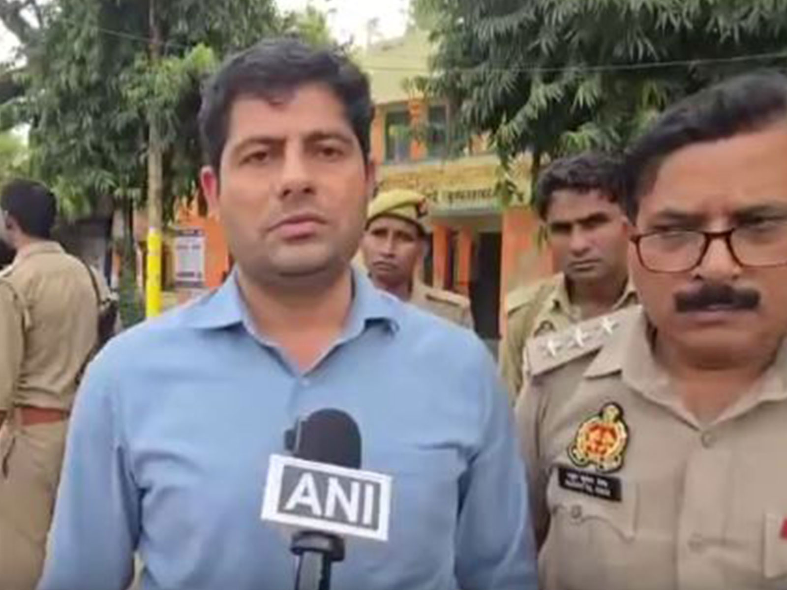 SDM Dibai, Ravikant Chaubey (Photo/ANI) 