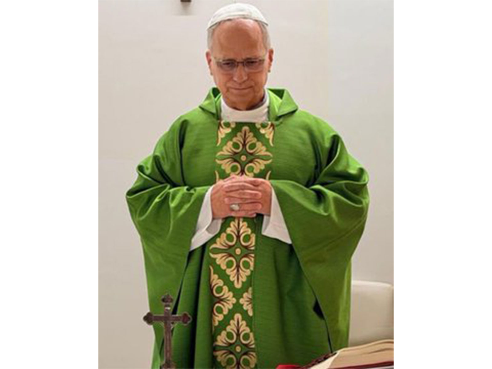 Pope Leo XIV attends Mass at Rome's Gemelli Hospital (Photo/X/@VaticanNews)