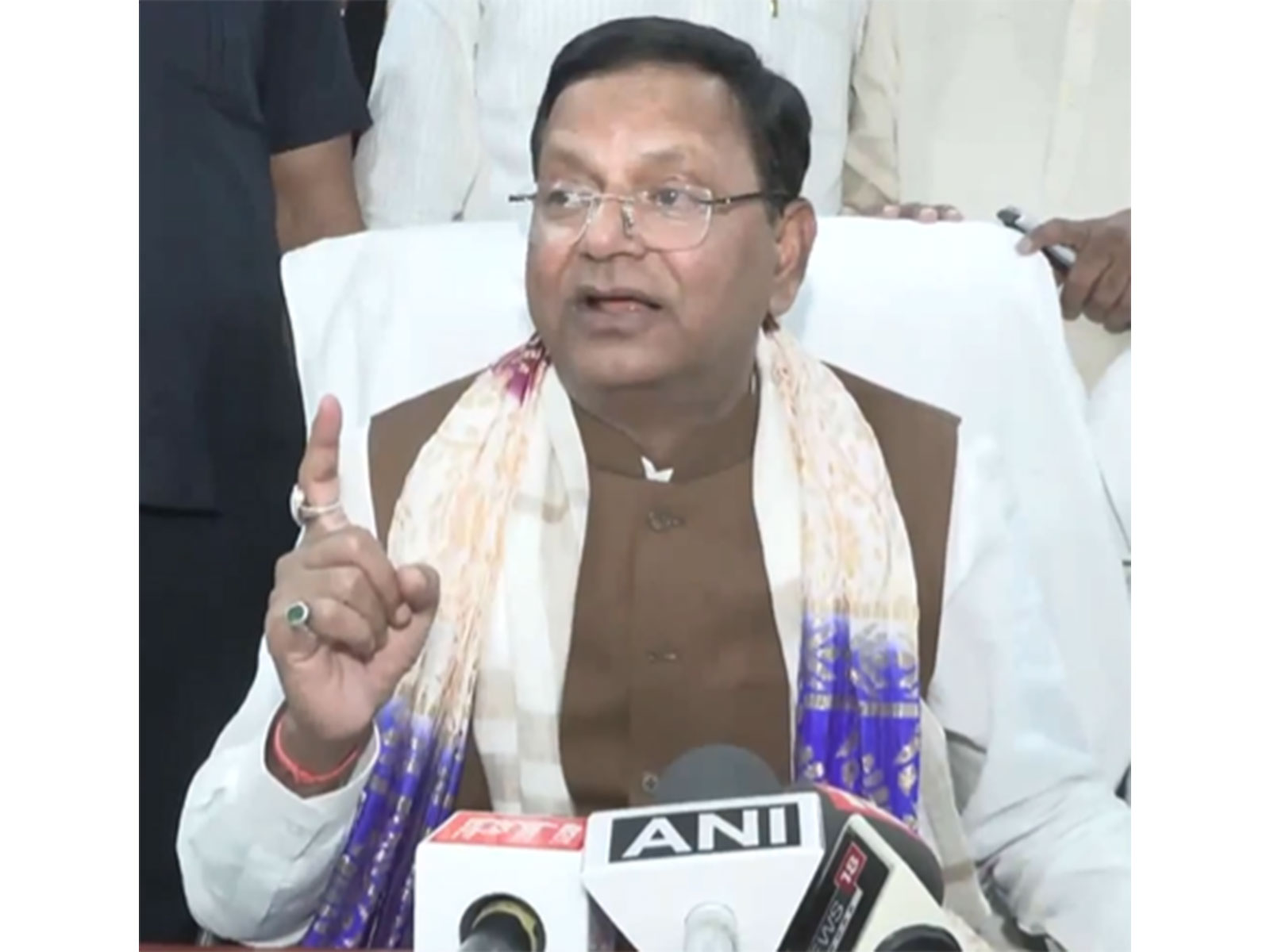 Uttar Pradesh BJP president Pankaj Chaudhary (Photo/ANI)